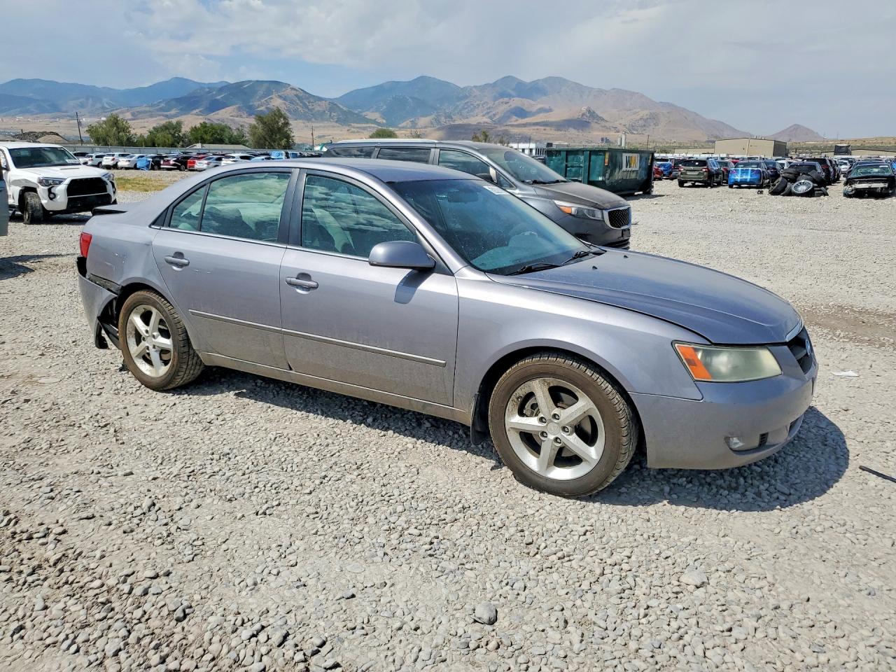 2007 Hyundai Sonata Se Gray vin: 5NPEU46F67H289301