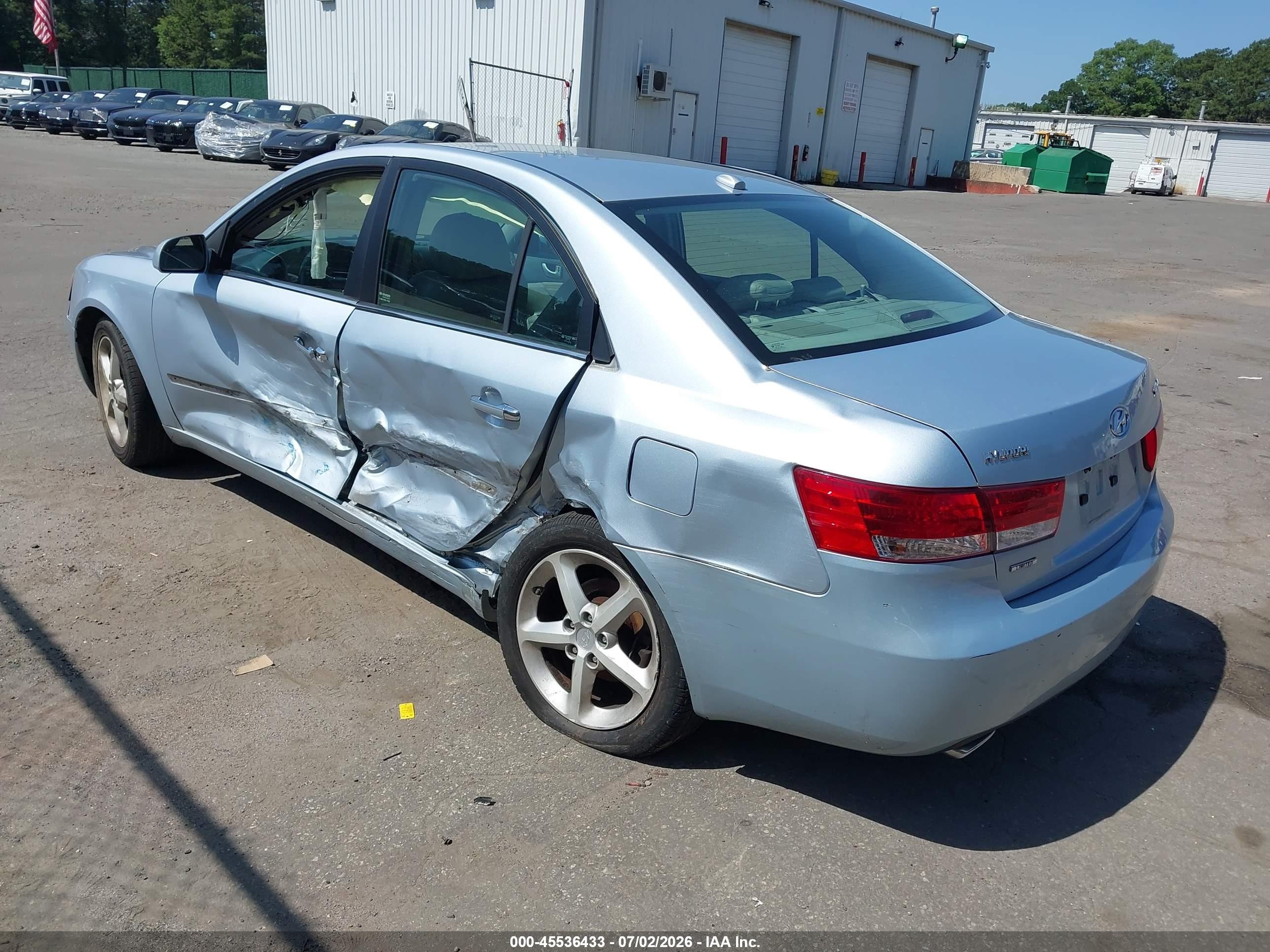 2008 Hyundai Sonata Limited V6/se V6 Silver vin: 5NPEU46F68H303411