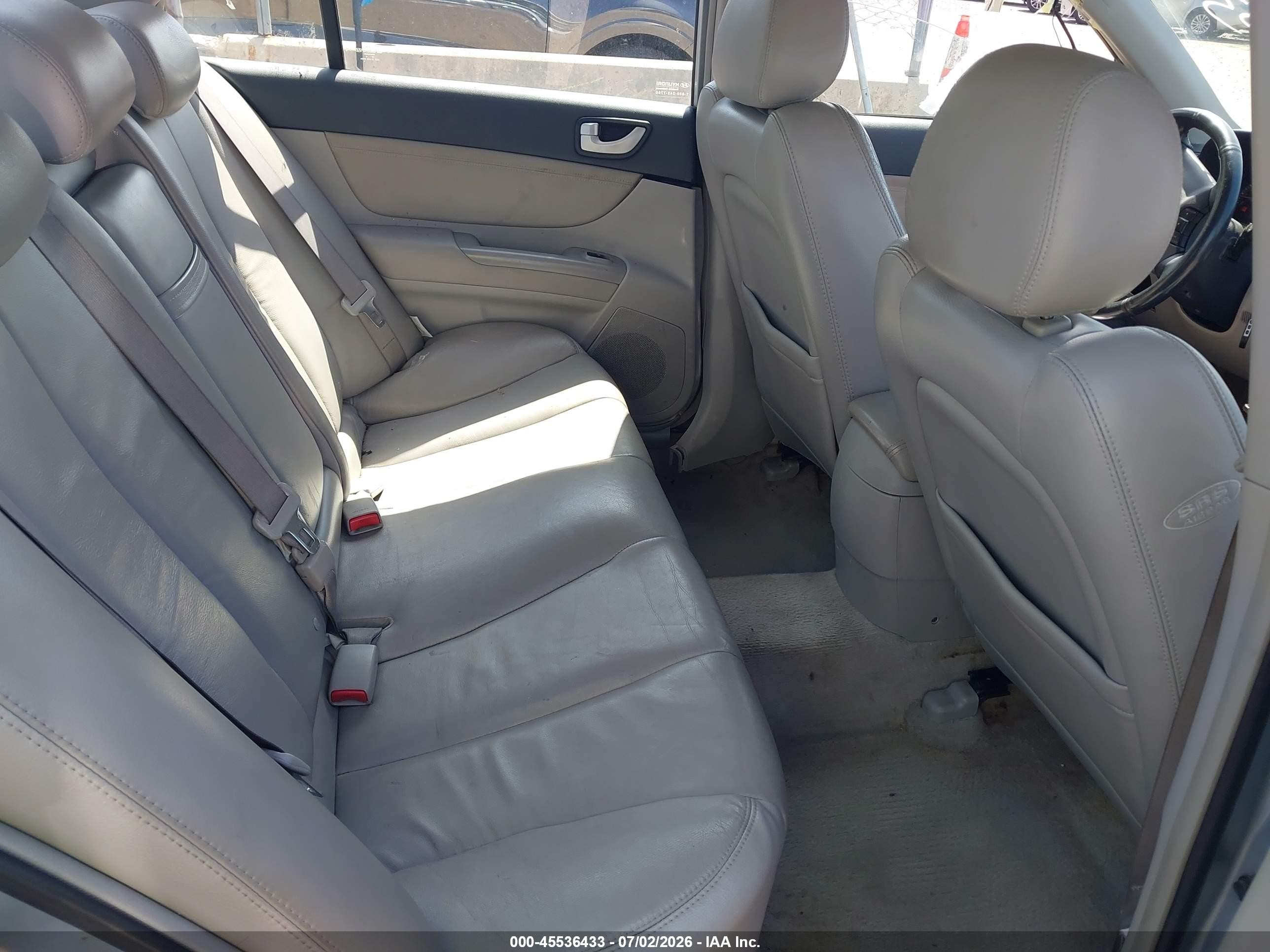 2008 Hyundai Sonata Limited V6/se V6 Silver vin: 5NPEU46F68H303411