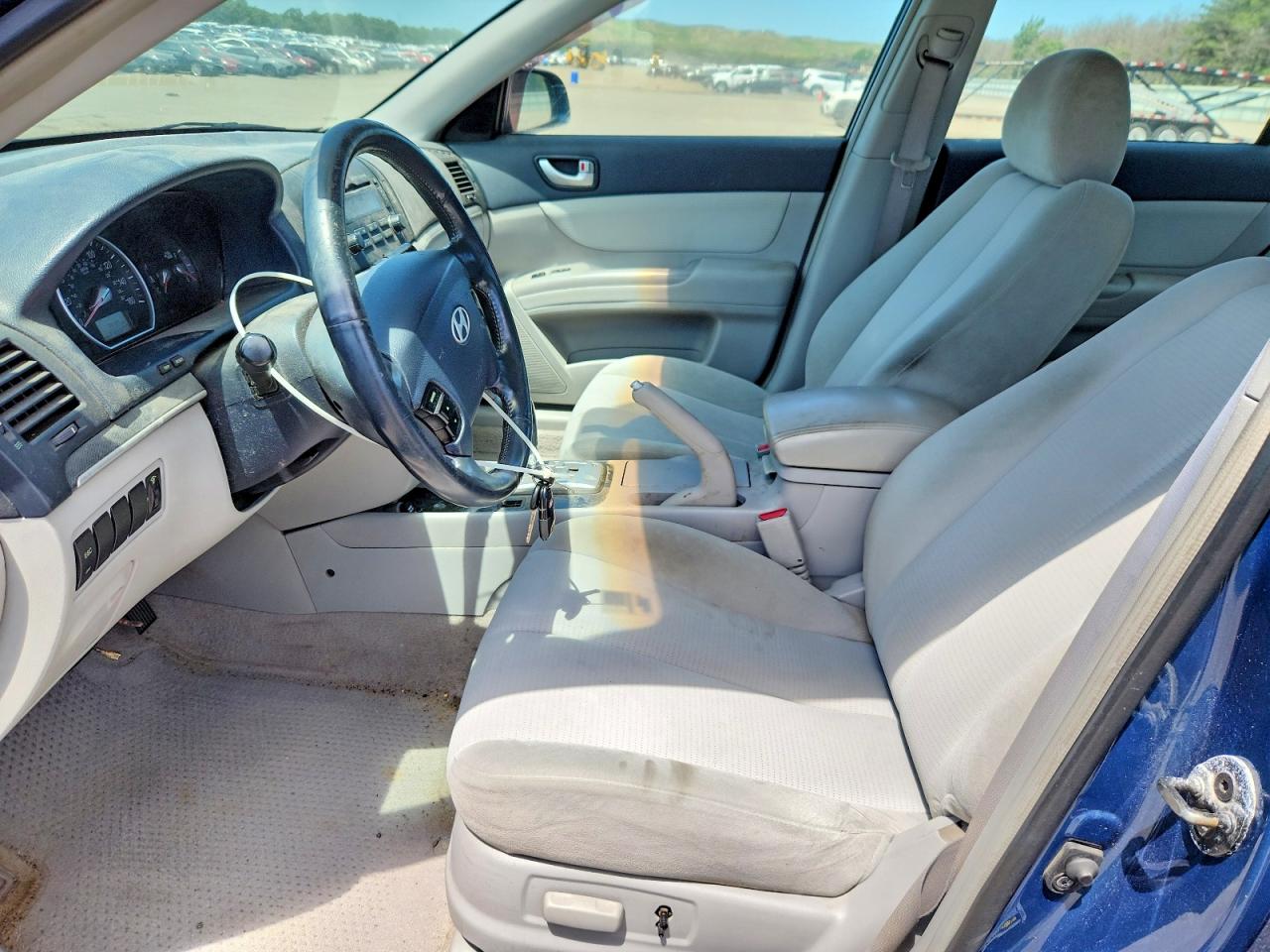 2008 Hyundai Sonata Blue vin: 5NPEU46F68H358411