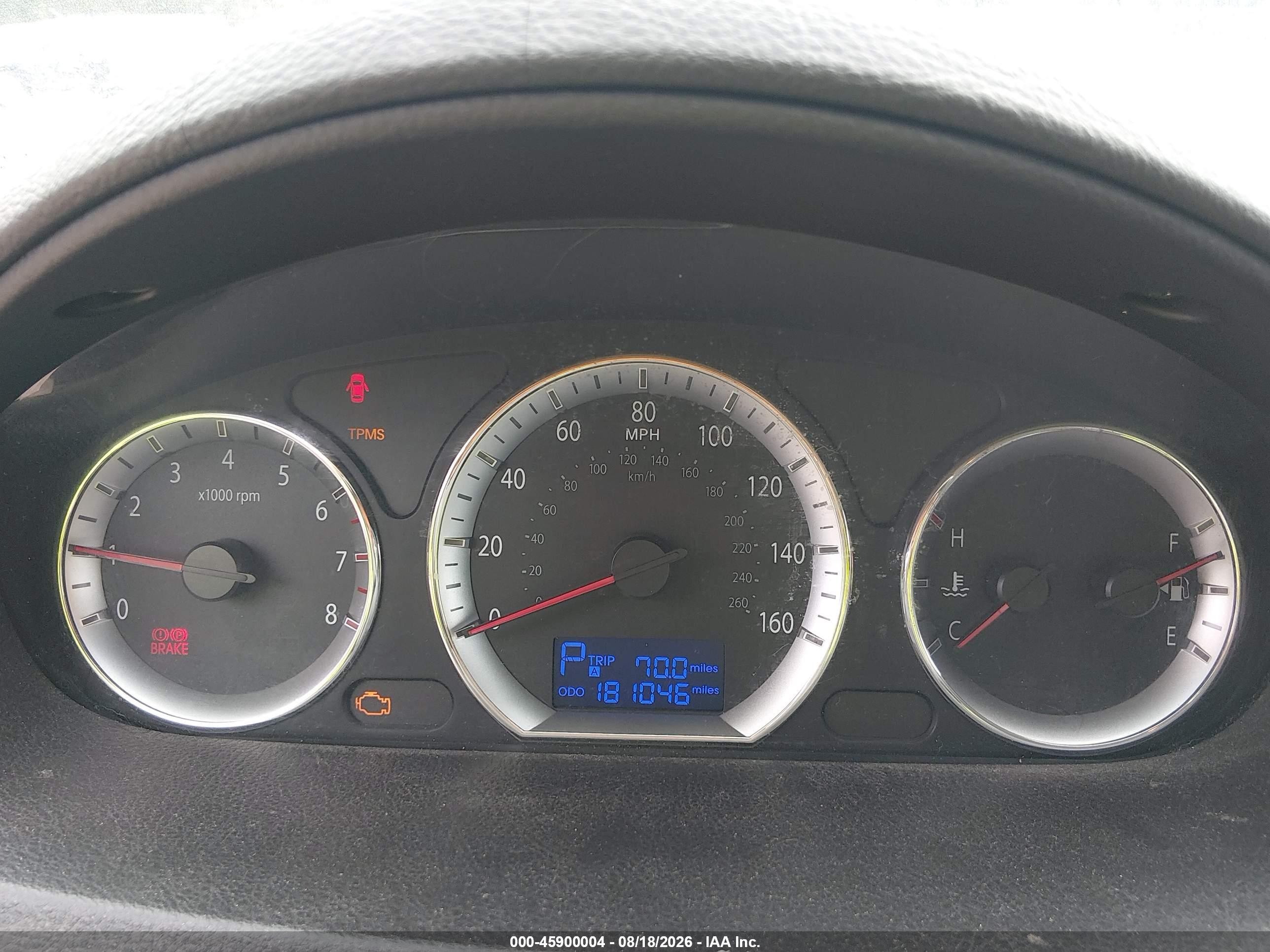 2009 Hyundai Sonata Se V6 Red vin: 5NPEU46F69H457439