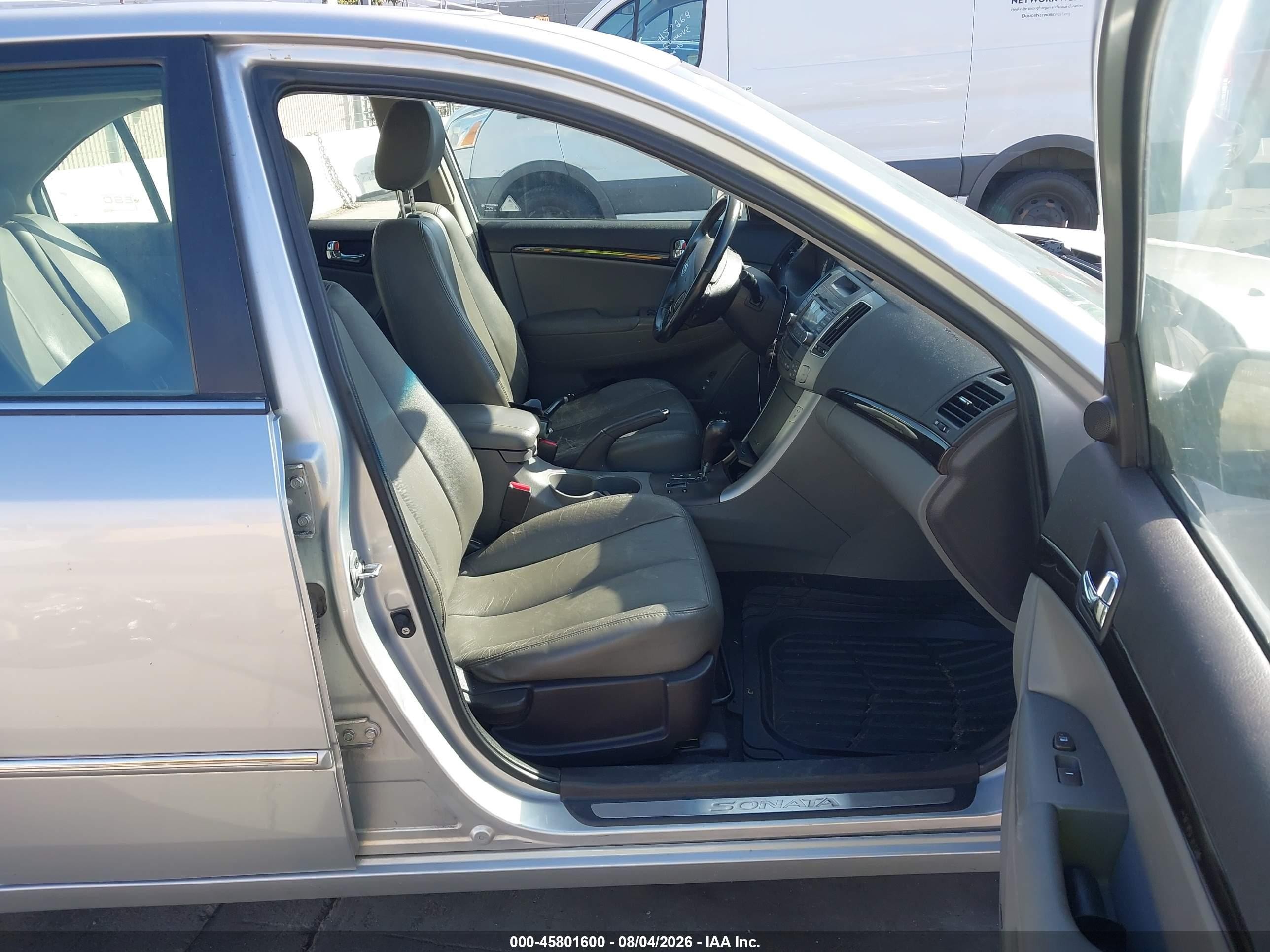2009 Hyundai Sonata Limited V6 Silver vin: 5NPEU46F69H534987