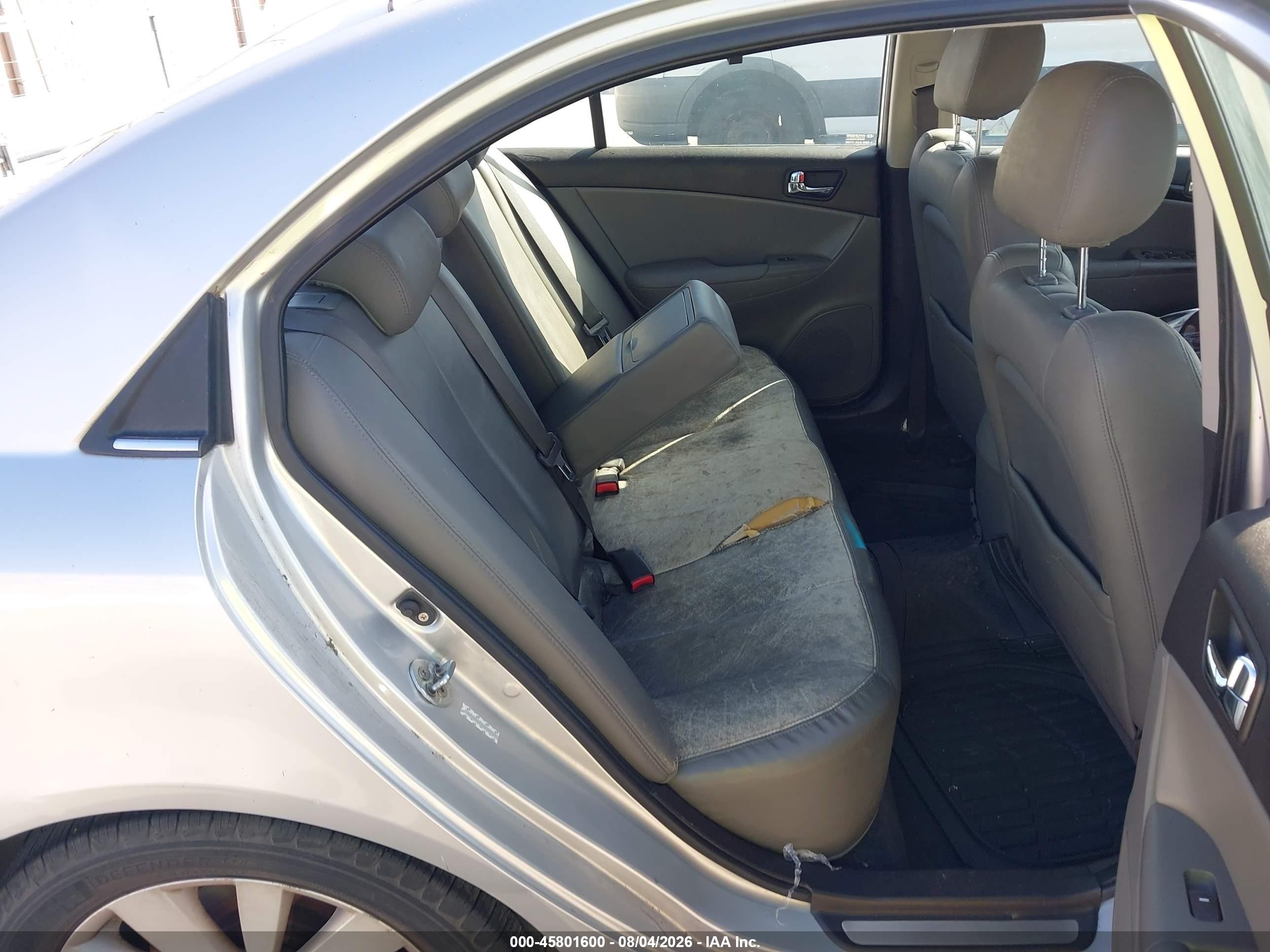 2009 Hyundai Sonata Limited V6 Silver vin: 5NPEU46F69H534987
