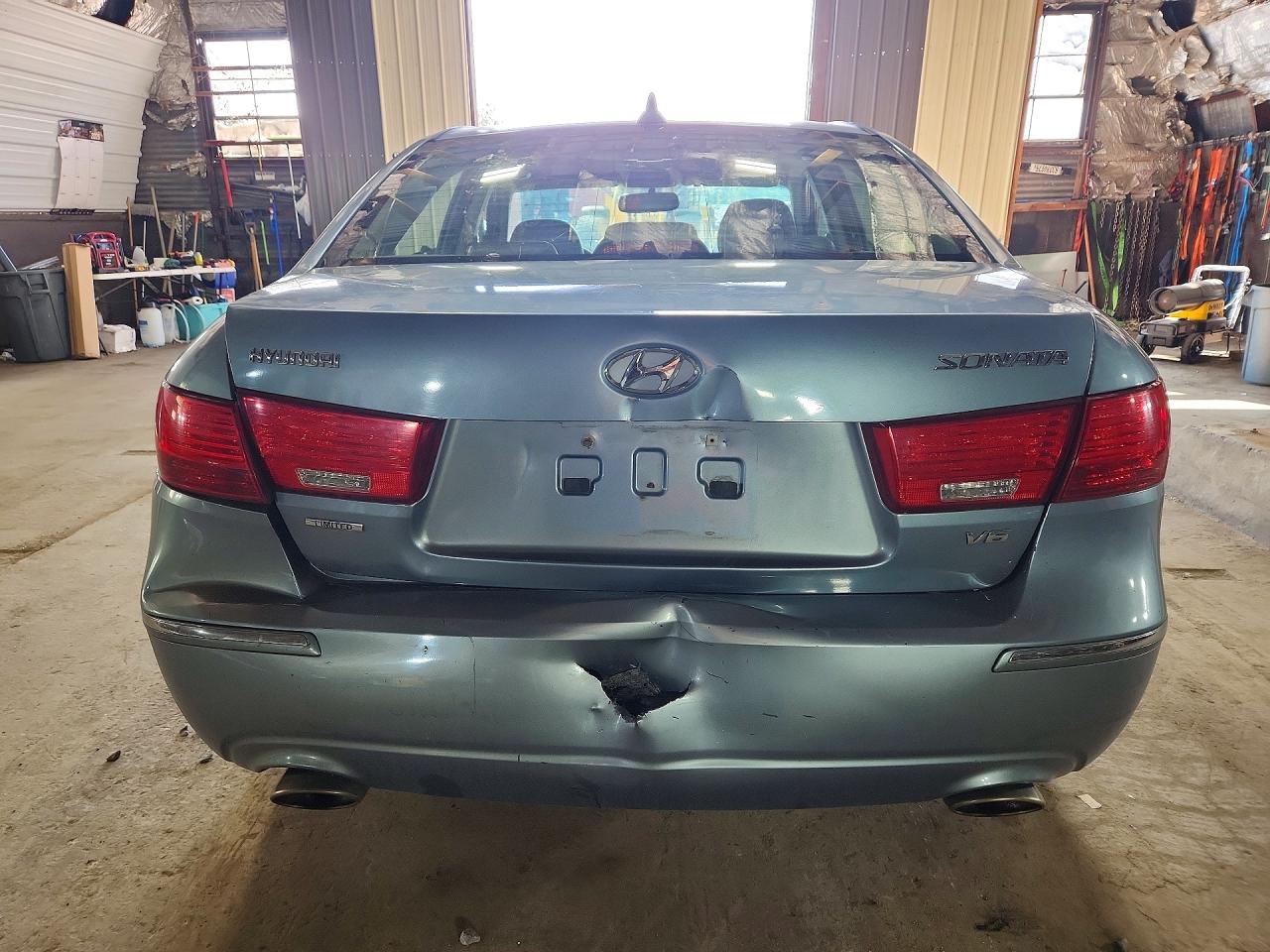 2009 Hyundai Sonata Limited V6 Blue vin: 5NPEU46F69H556326