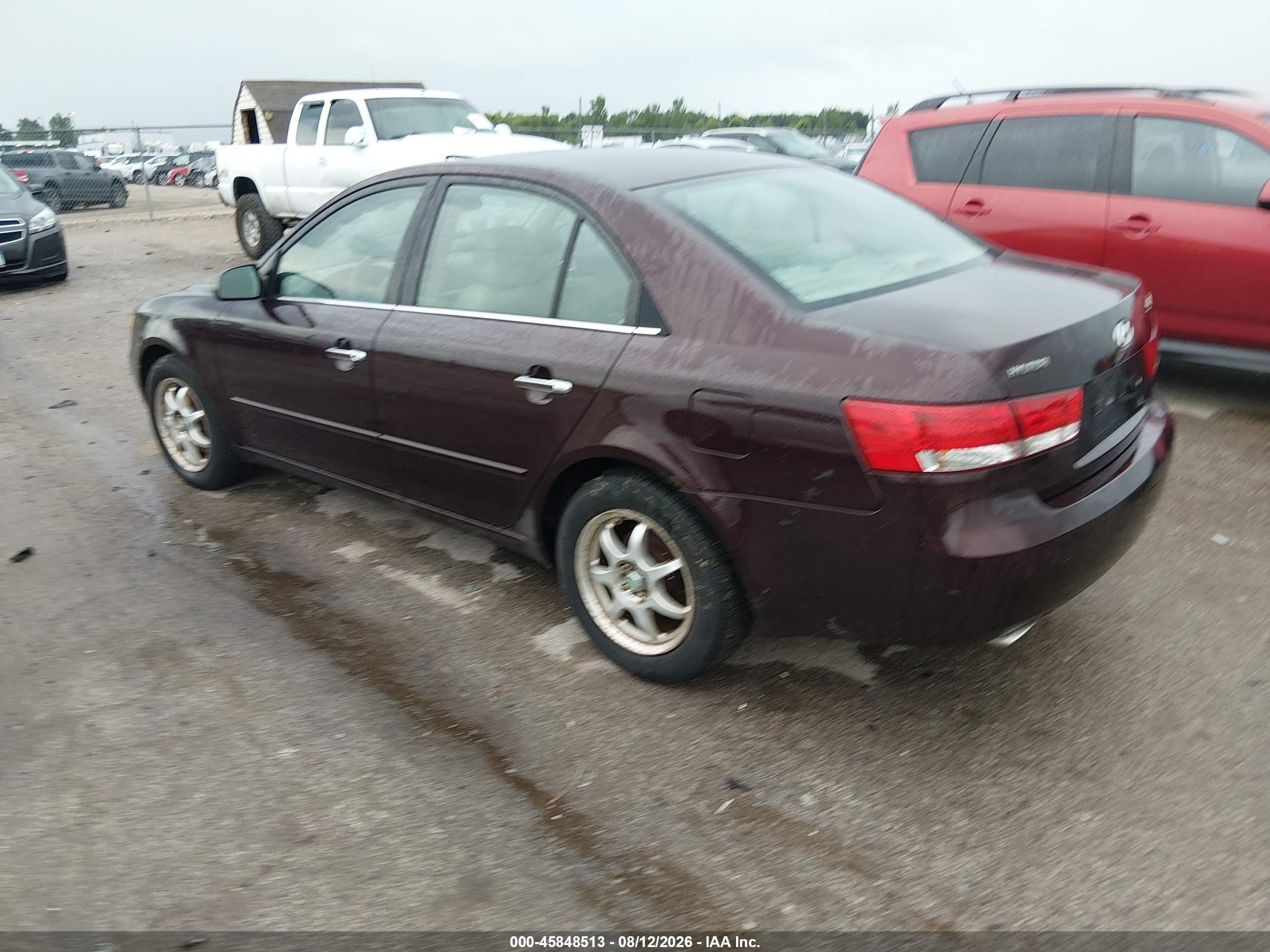 2006 Hyundai Sonata Gls V6/lx V6 Purple vin: 5NPEU46F76H020318