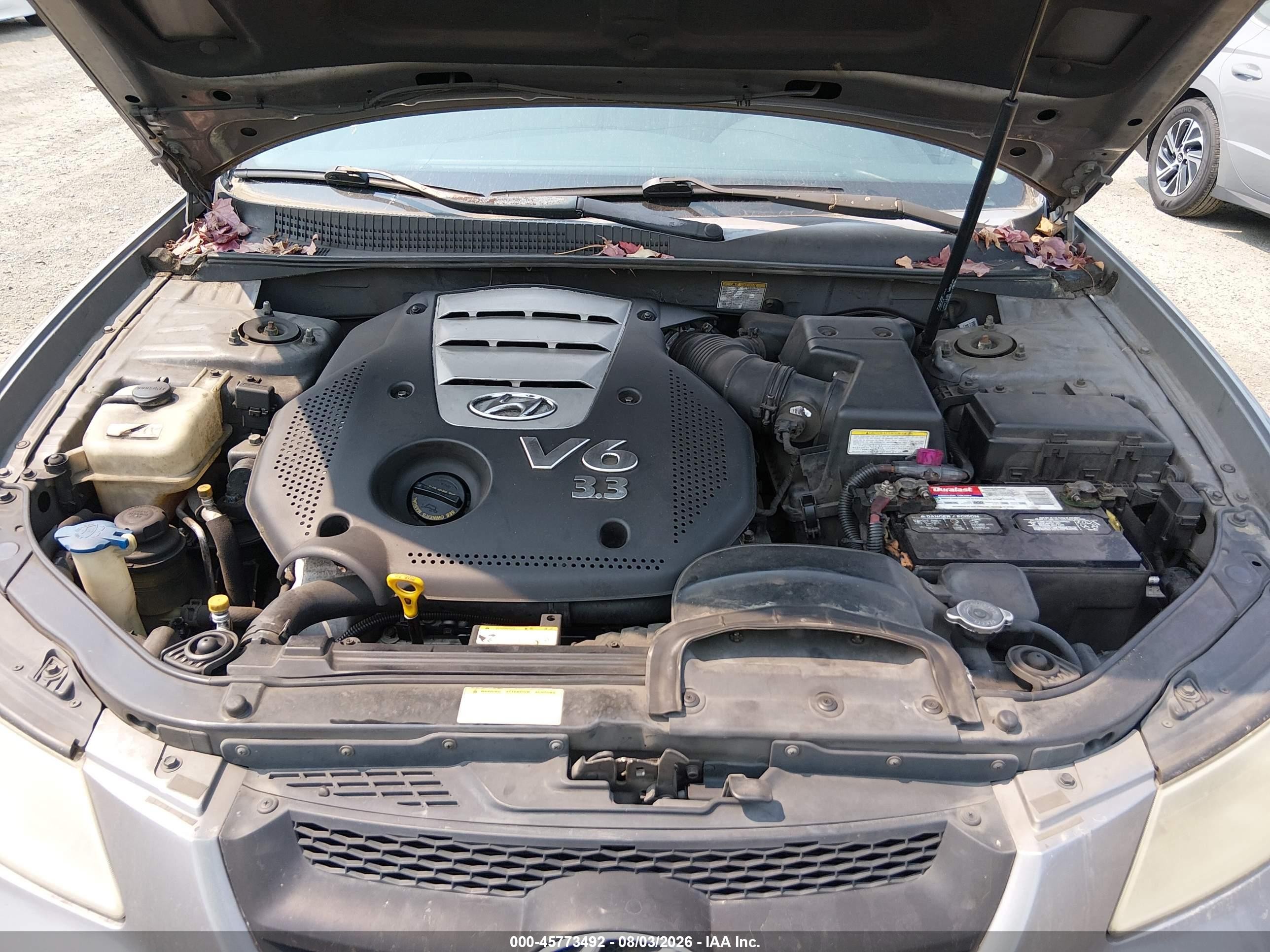 2006 Hyundai Sonata Gls V6/lx V6 Silver vin: 5NPEU46F76H023526