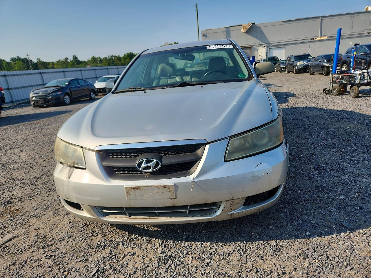 2006 Hyundai Sonata Gls V6 Серебряный vin: 5NPEU46F76H027883