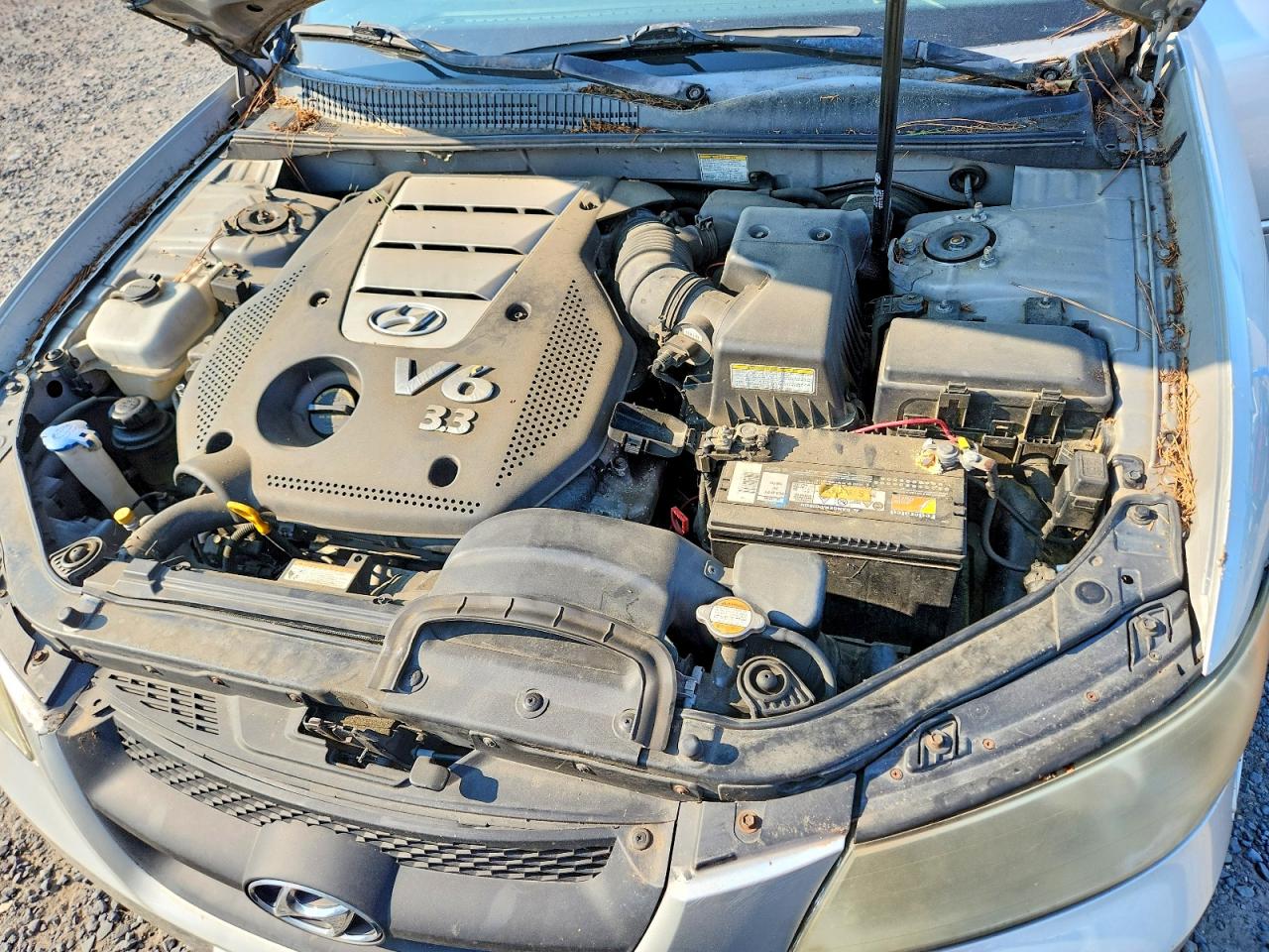 2006 Hyundai Sonata Gls V6 Серебряный vin: 5NPEU46F76H027883