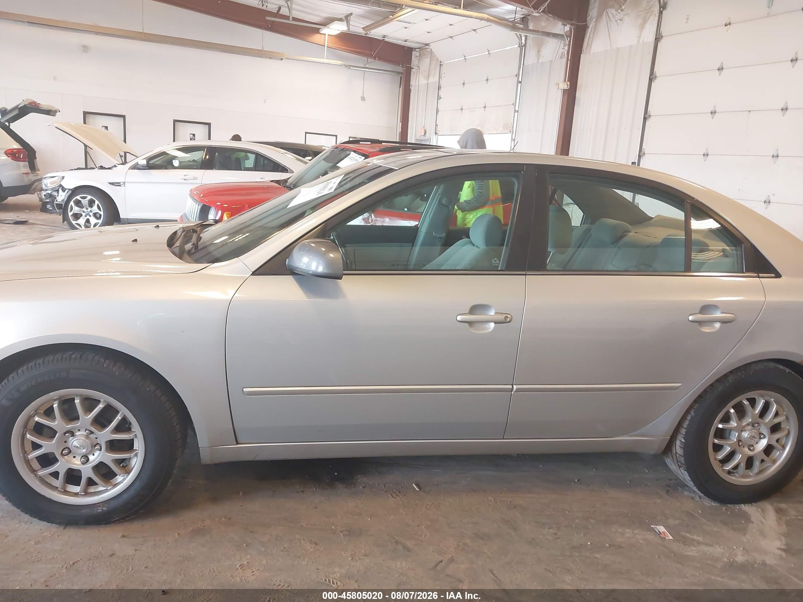 2006 Hyundai Sonata Gls V6/lx V6 Silver vin: 5NPEU46F76H044294