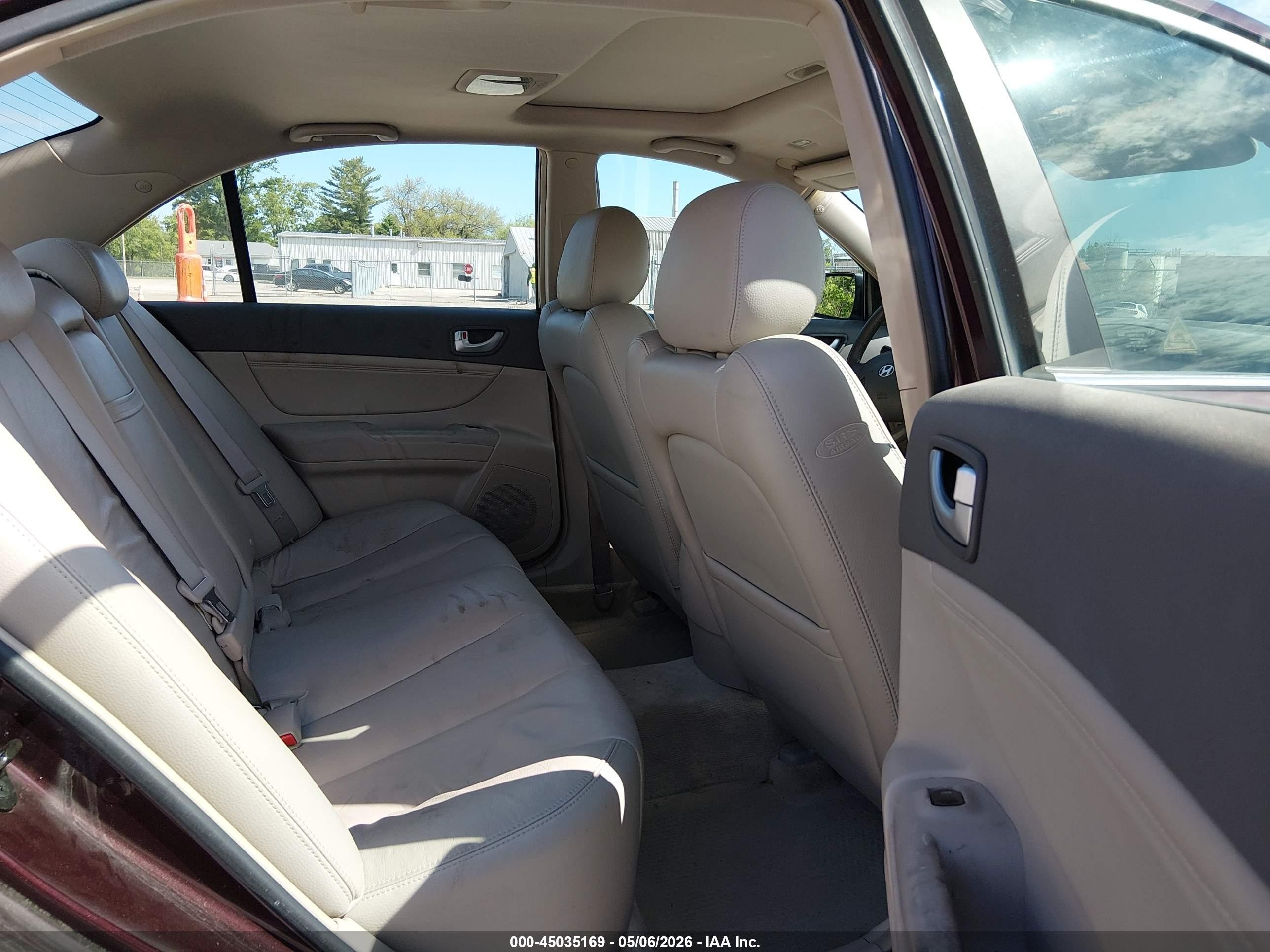 2006 Hyundai Sonata Gls V6/lx V6 Maroon vin: 5NPEU46F76H049589