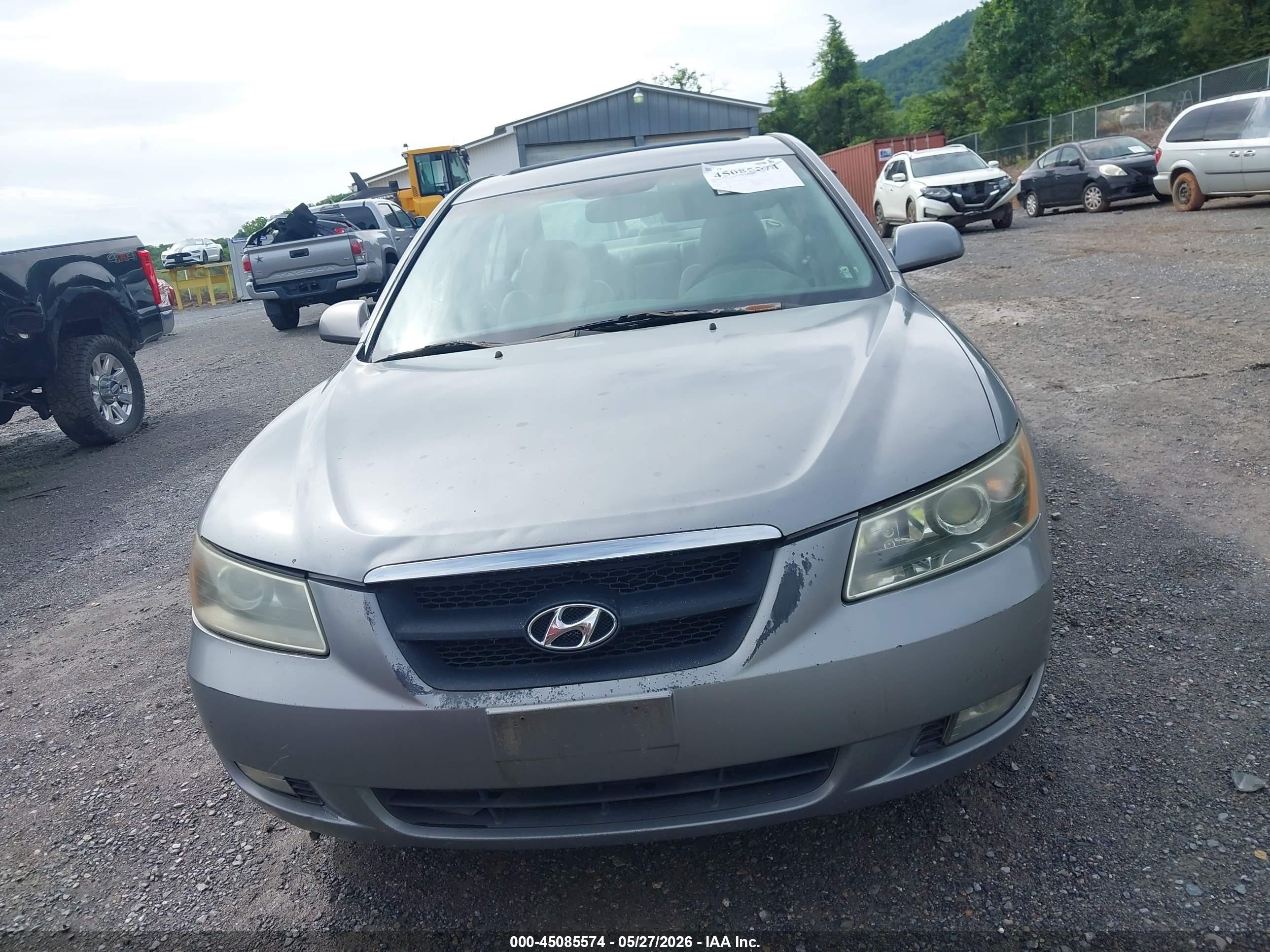 2006 Hyundai Sonata Gls V6/lx V6 Silver vin: 5NPEU46F76H051472