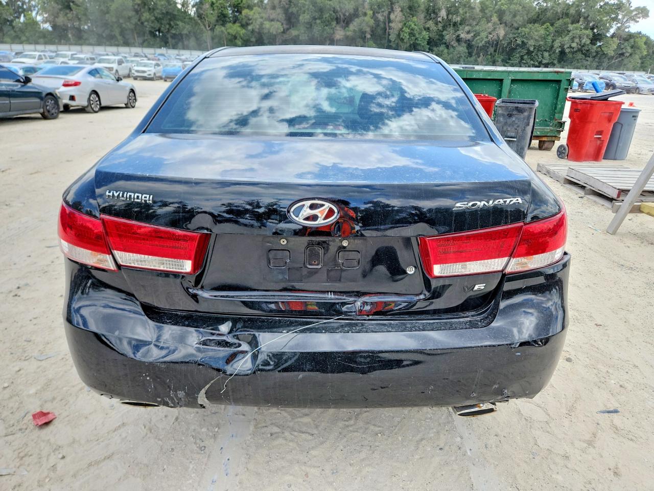 2006 Hyundai Sonata Gls V6 Black vin: 5NPEU46F76H053089