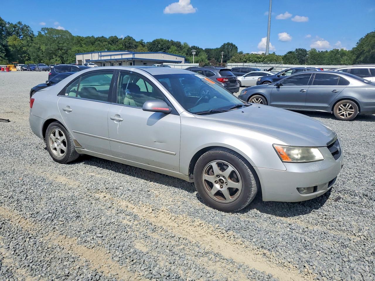 2006 Hyundai Sonata Gls V6 Silver vin: 5NPEU46F76H101402
