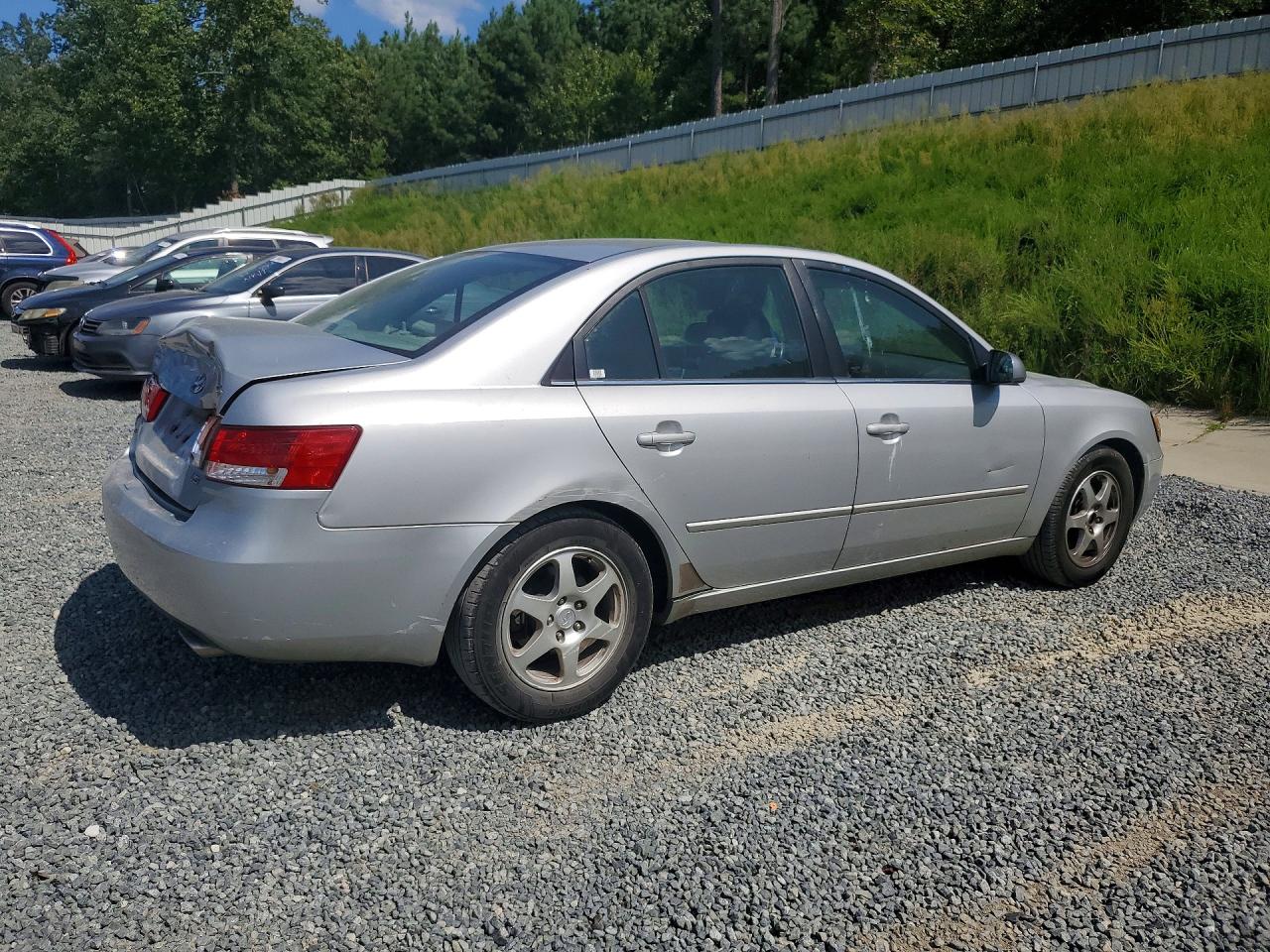 2006 Hyundai Sonata Gls V6 Silver vin: 5NPEU46F76H101402