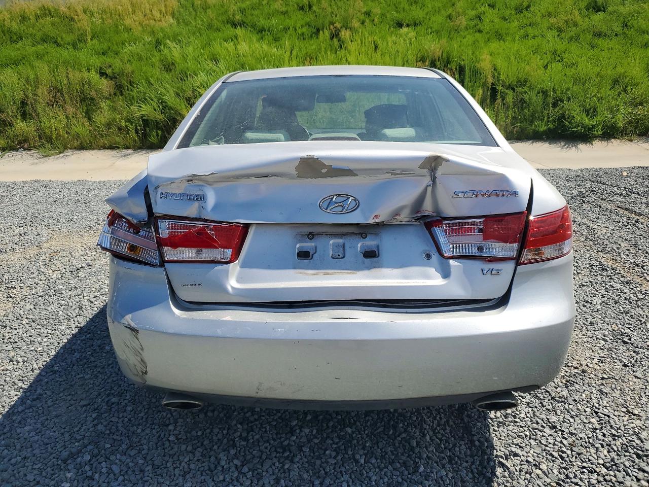2006 Hyundai Sonata Gls V6 Silver vin: 5NPEU46F76H101402