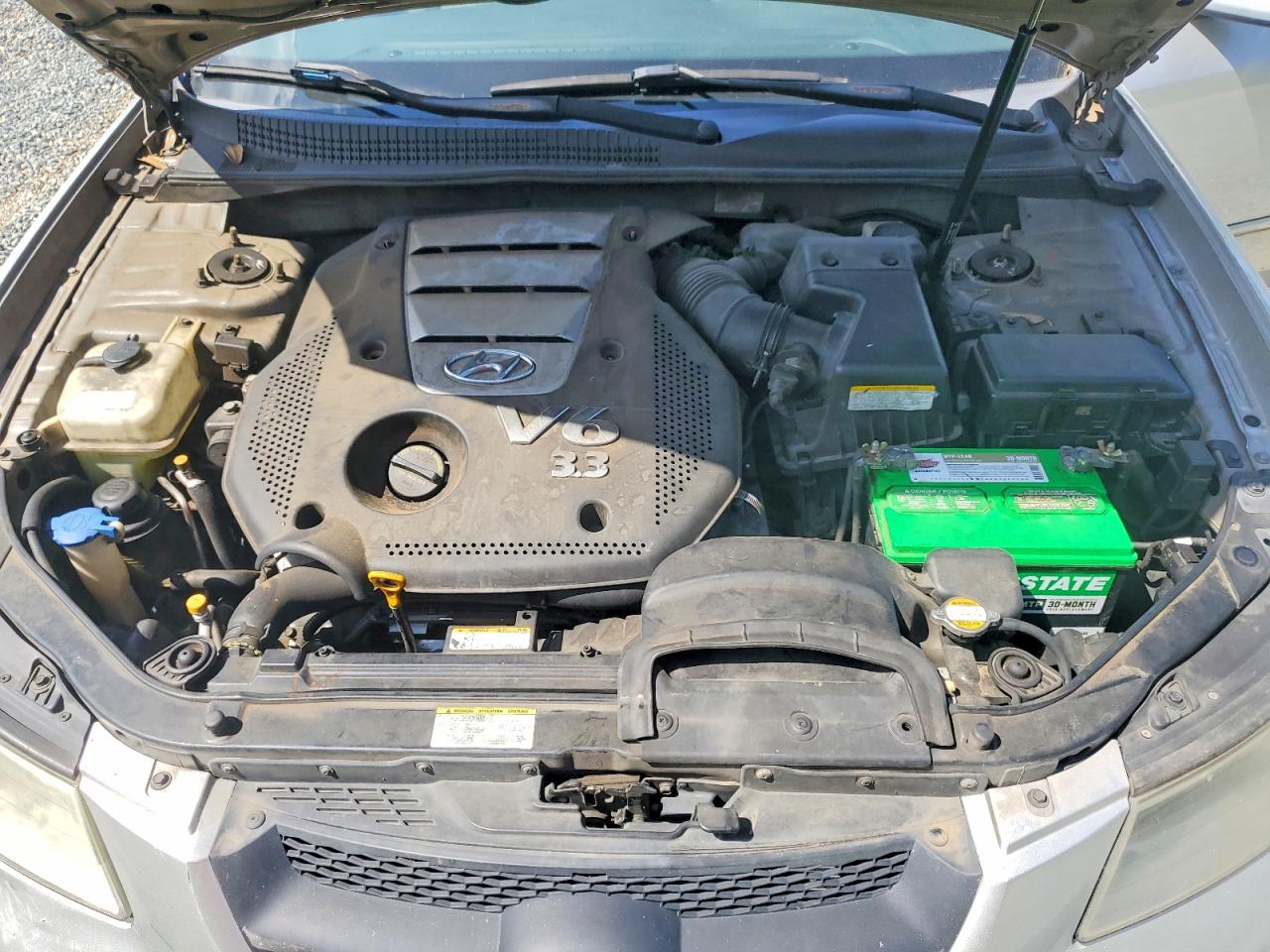 2006 Hyundai Sonata Gls V6 Silver vin: 5NPEU46F76H101402