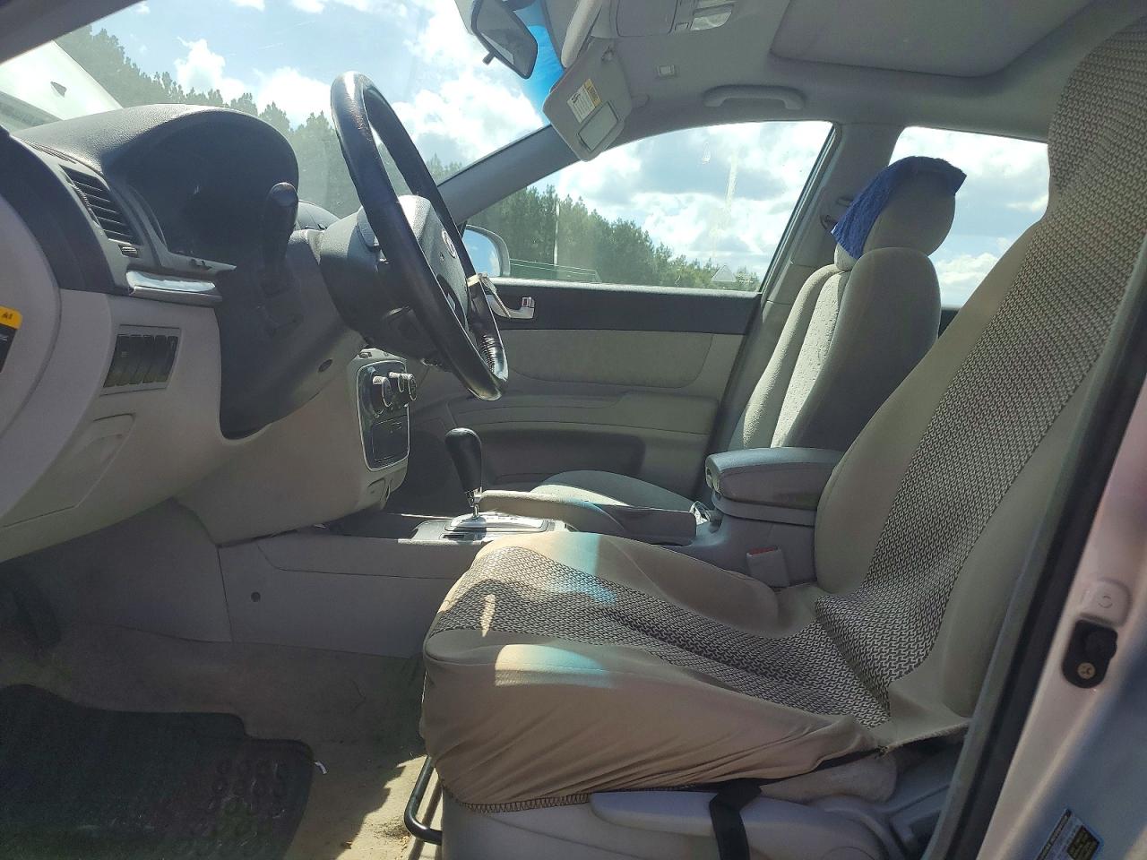 2006 Hyundai Sonata Gls V6 Silver vin: 5NPEU46F76H101402