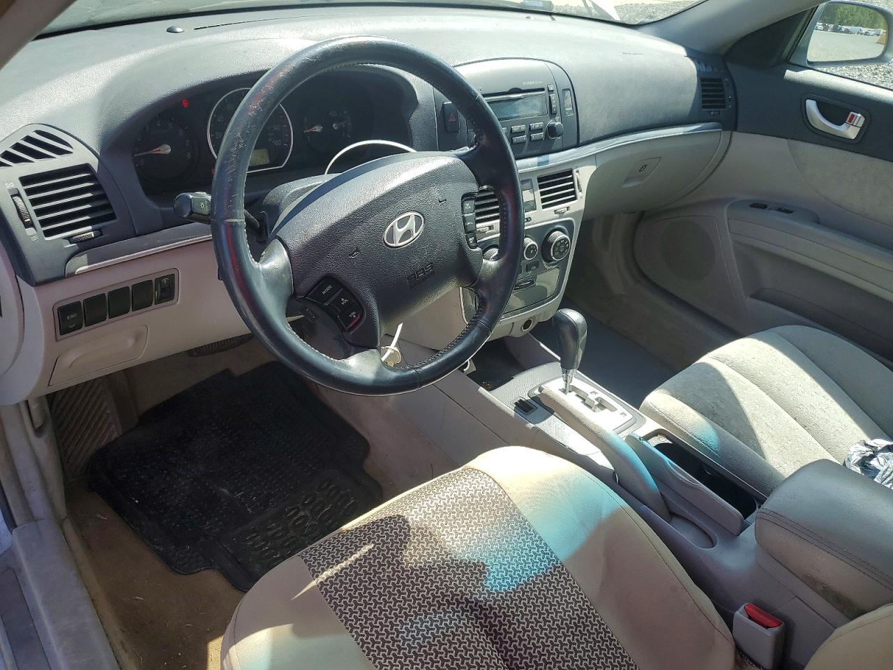 2006 Hyundai Sonata Gls V6 Silver vin: 5NPEU46F76H101402