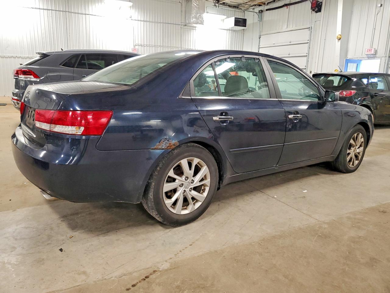 2007 Hyundai Sonata Se Blue vin: 5NPEU46F77H217927