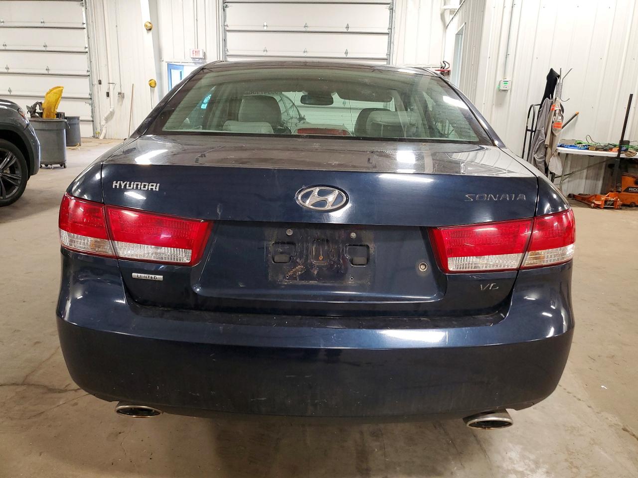 2007 Hyundai Sonata Se Blue vin: 5NPEU46F77H217927