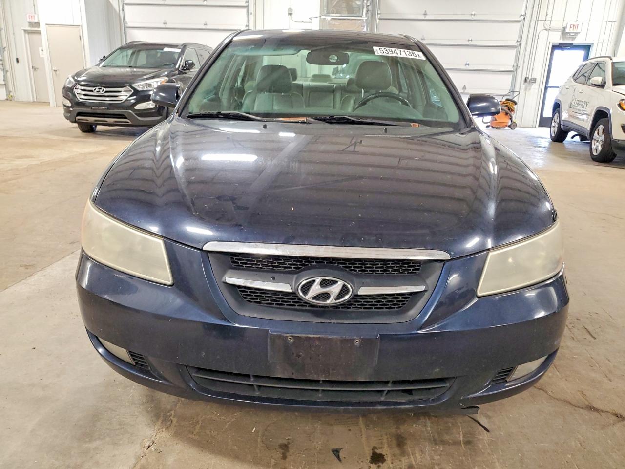 2007 Hyundai Sonata Se Blue vin: 5NPEU46F77H217927