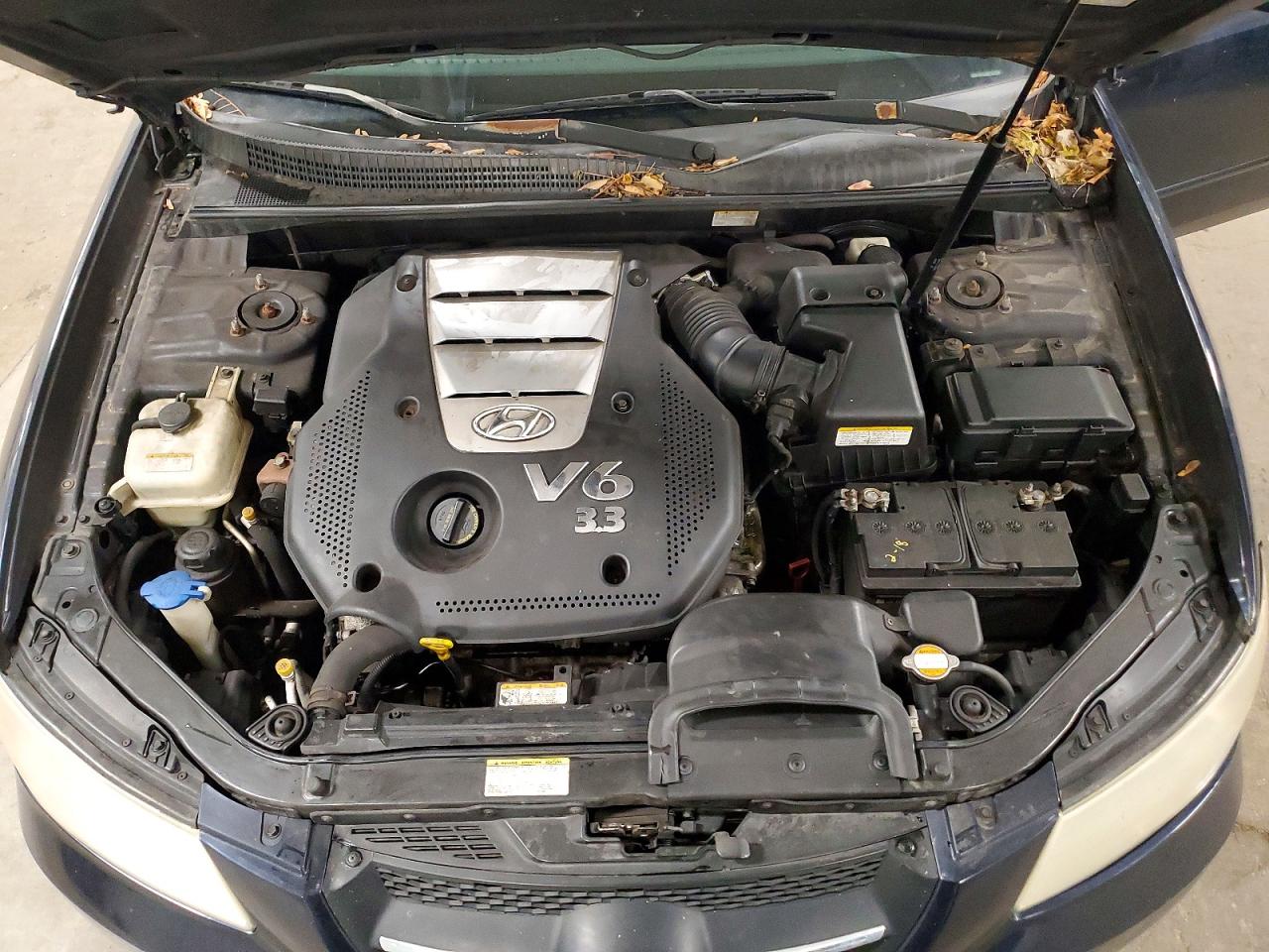 2007 Hyundai Sonata Se Blue vin: 5NPEU46F77H217927