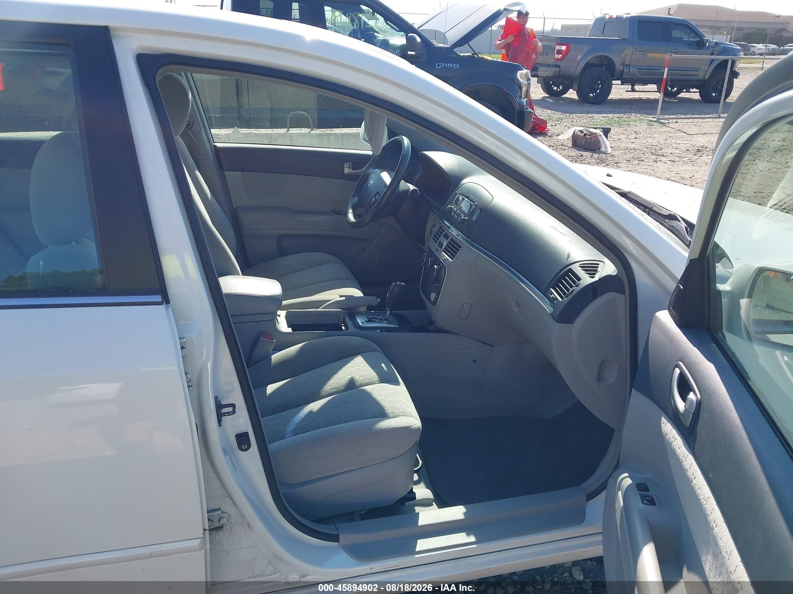 2007 Hyundai Sonata Limited/limited W/xm/se/se W/xm White vin: 5NPEU46F77H272264
