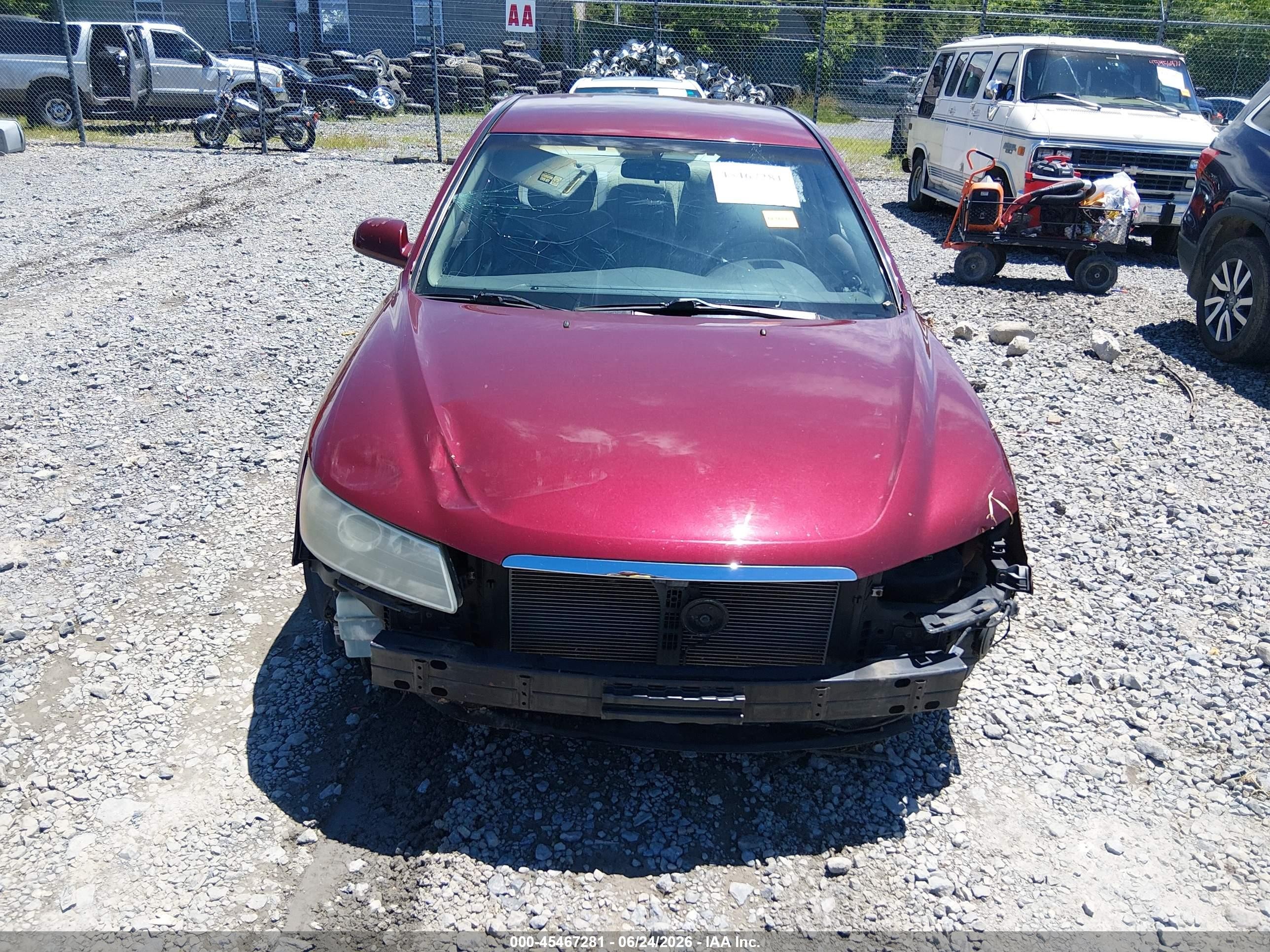 2007 Hyundai Sonata Limited/limited W/xm/se/se W/xm Red vin: 5NPEU46F77H276010