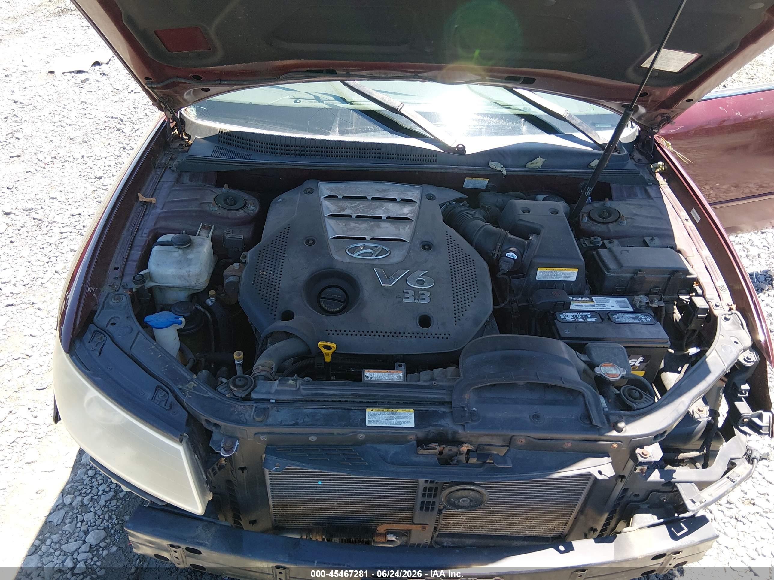 2007 Hyundai Sonata Limited/limited W/xm/se/se W/xm Red vin: 5NPEU46F77H276010