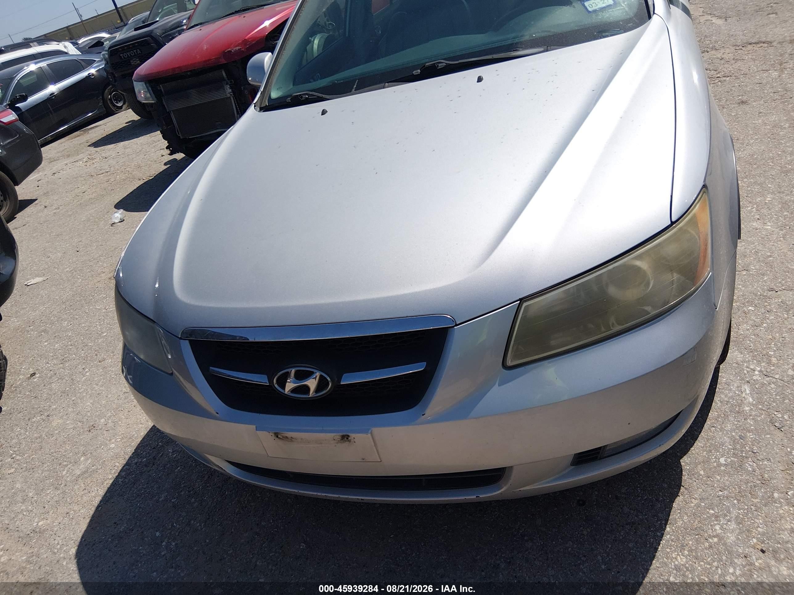 2008 Hyundai Sonata Limited V6/se V6 Silver vin: 5NPEU46F78H306544