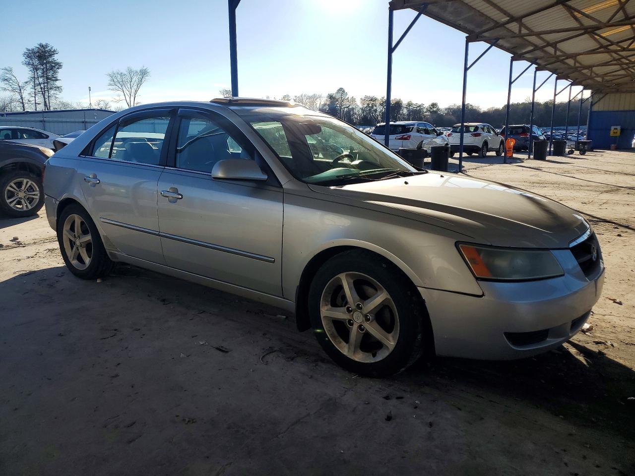 2008 Hyundai Sonata Se Silver vin: 5NPEU46F78H349023