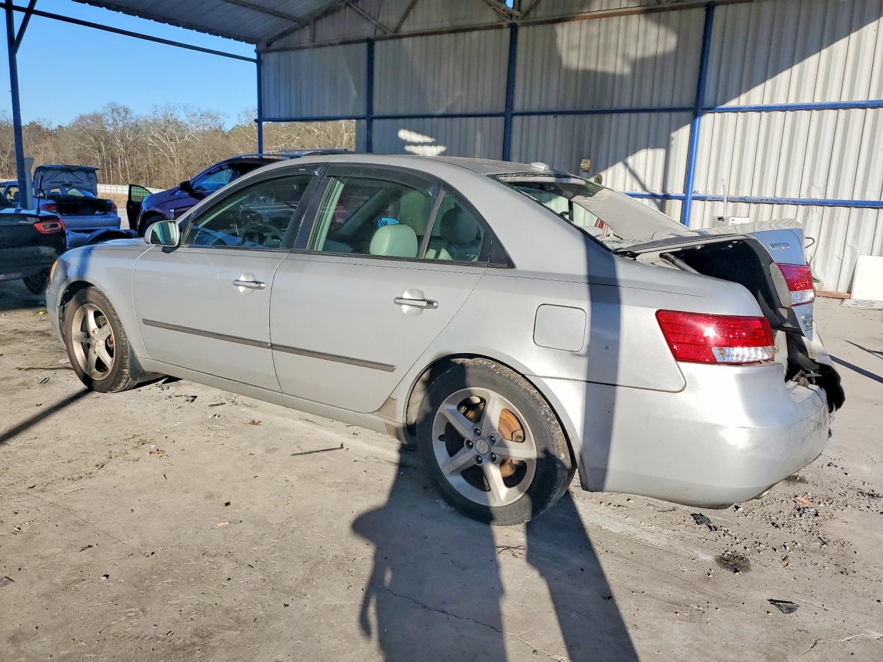 2008 Hyundai Sonata Se Silver vin: 5NPEU46F78H349023