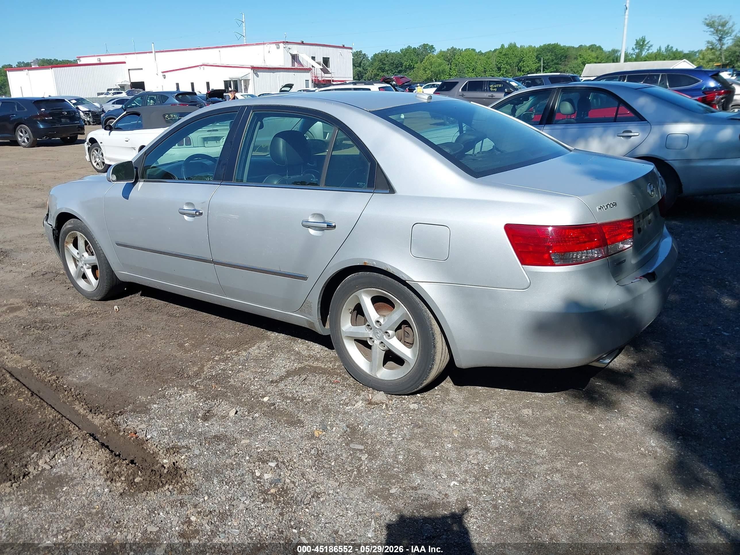 2008 Hyundai Sonata Limited V6/se V6 Серый vin: 5NPEU46F78H376125