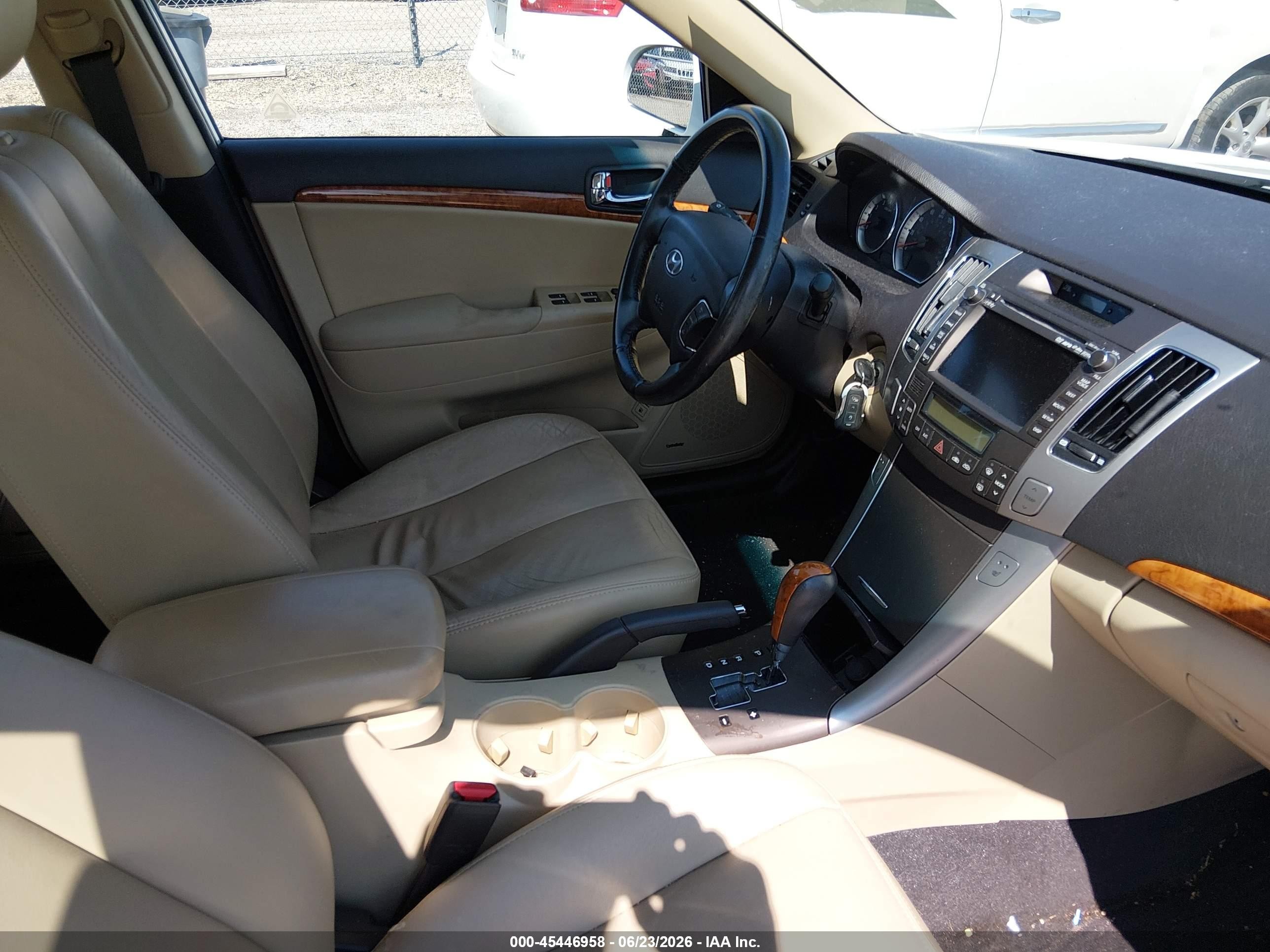 2009 Hyundai Sonata Limited V6 White vin: 5NPEU46F79H459765