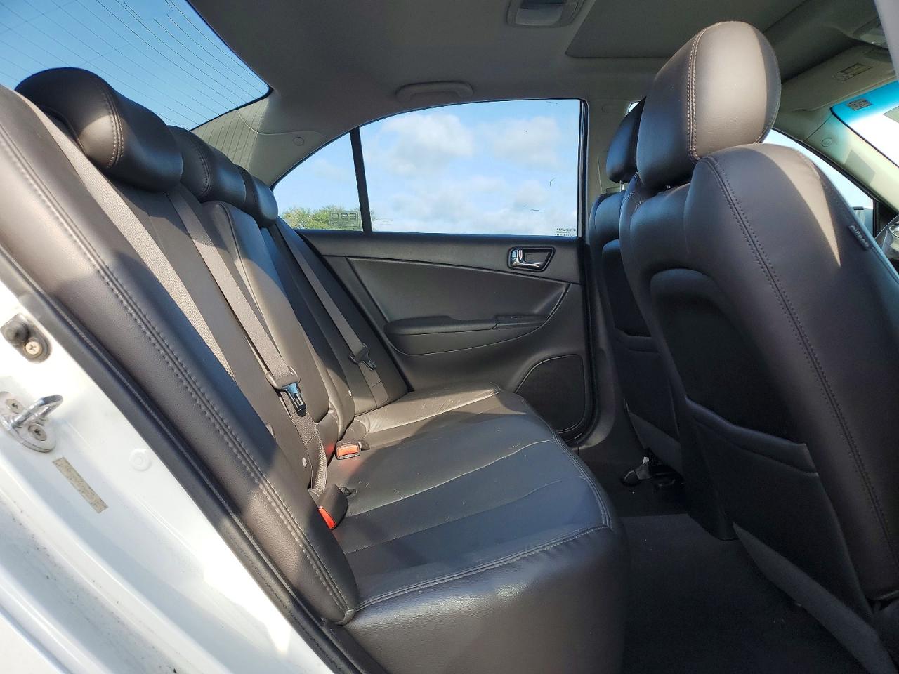 2009 Hyundai Sonata Limited V6 White vin: 5NPEU46F79H494130