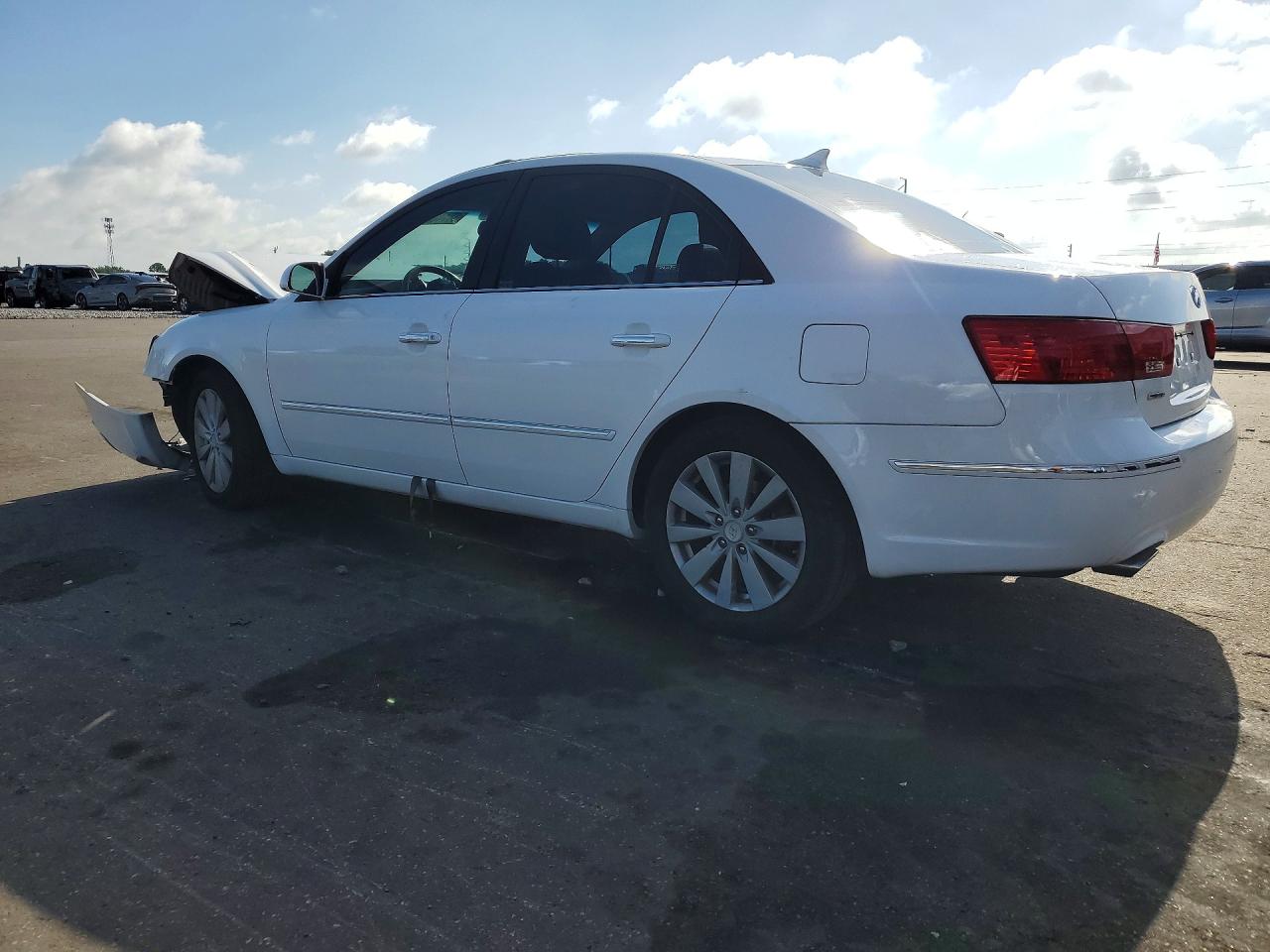 2009 Hyundai Sonata Limited V6 White vin: 5NPEU46F79H494130