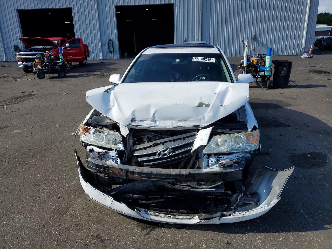 2009 Hyundai Sonata Limited V6 White vin: 5NPEU46F79H494130
