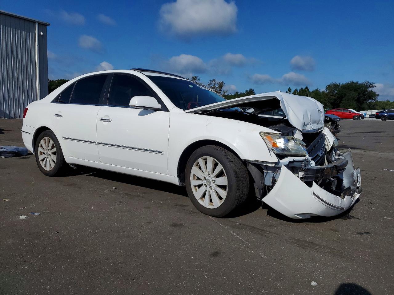 2009 Hyundai Sonata Limited V6 White vin: 5NPEU46F79H494130