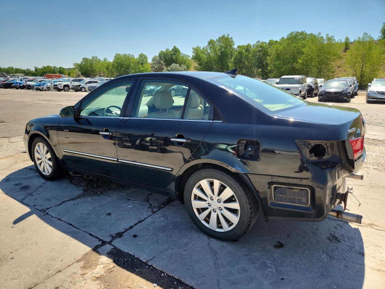 2009 Hyundai Sonata Limited V6 Black vin: 5NPEU46F79H509421