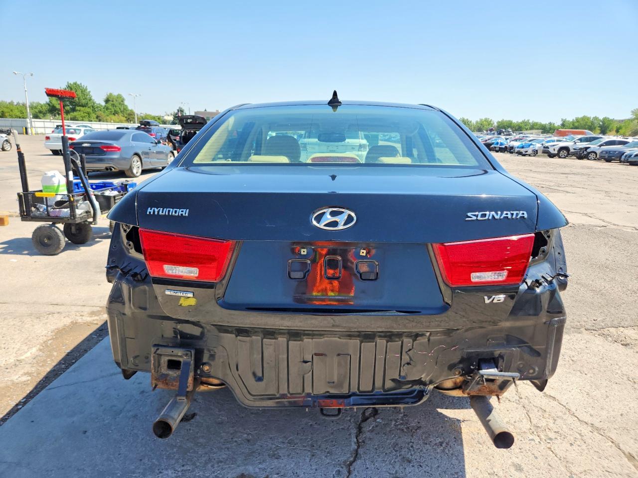 2009 Hyundai Sonata Limited V6 Black vin: 5NPEU46F79H509421