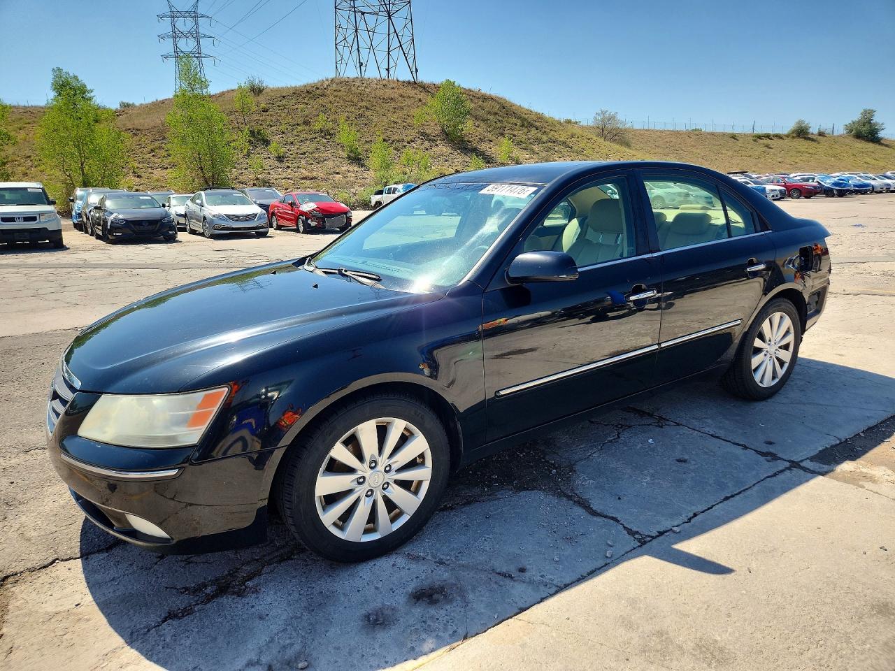 2009 Hyundai Sonata Limited V6 Black vin: 5NPEU46F79H509421