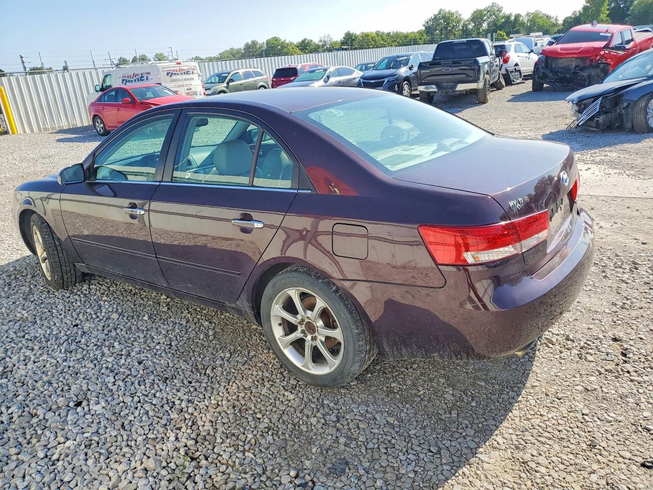 2006 Hyundai Sonata Gls V6 Maroon vin: 5NPEU46F86H007612