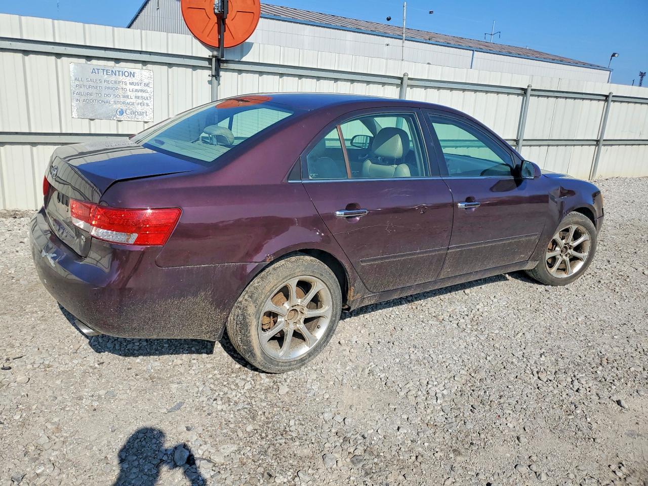 2006 Hyundai Sonata Gls V6 Maroon vin: 5NPEU46F86H007612