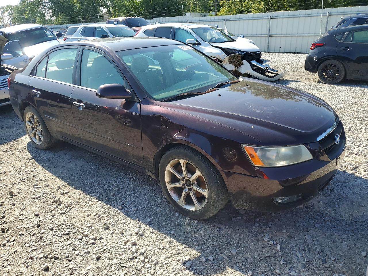 2006 Hyundai Sonata Gls V6 Maroon vin: 5NPEU46F86H007612