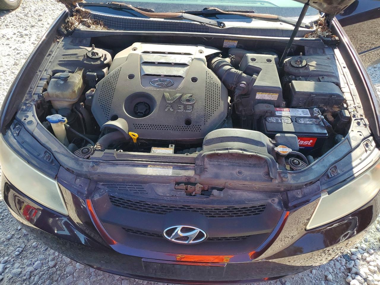 2006 Hyundai Sonata Gls V6 Maroon vin: 5NPEU46F86H007612