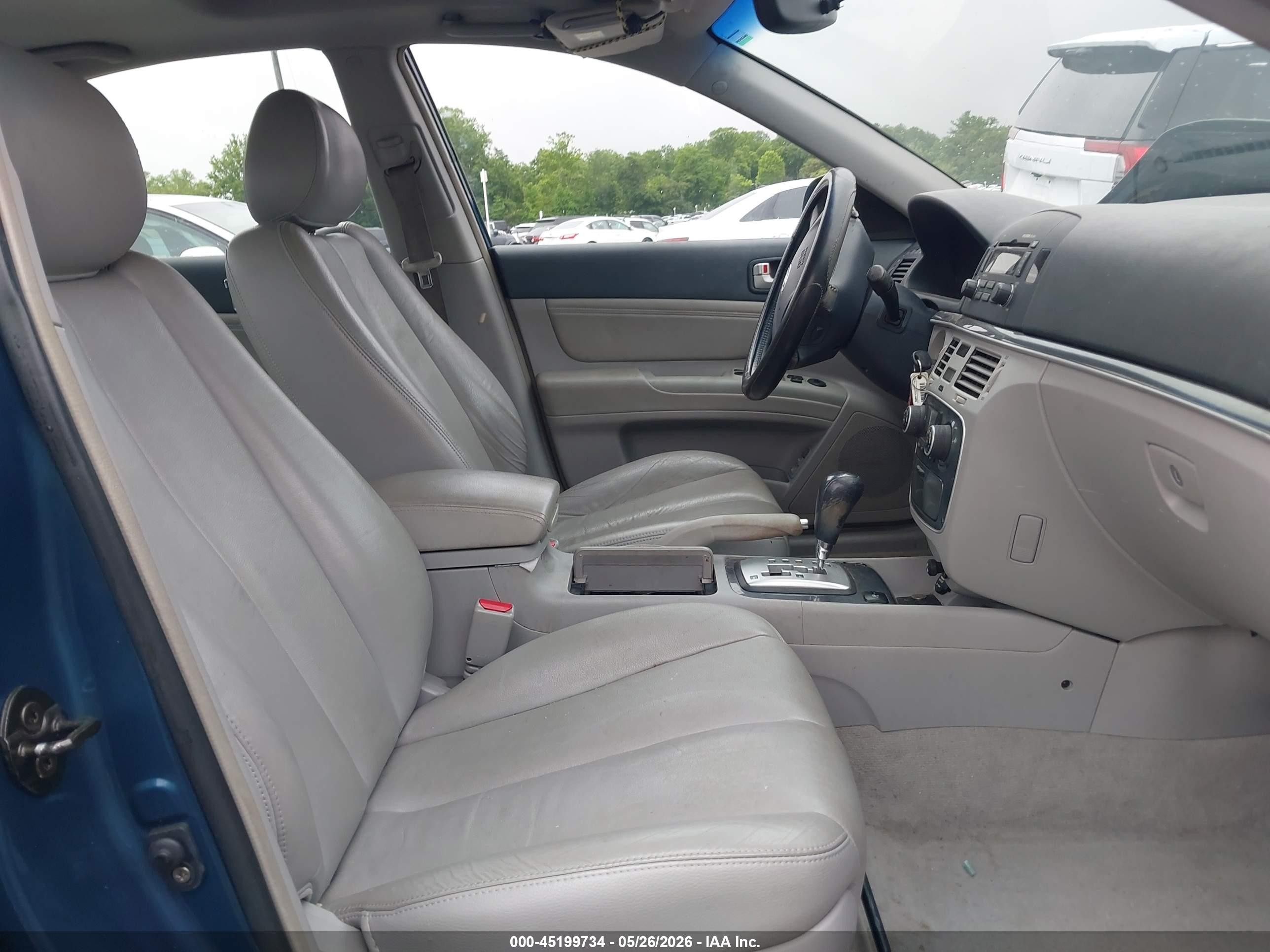 2006 Hyundai Sonata Gls V6/lx V6 Blue vin: 5NPEU46F86H033465