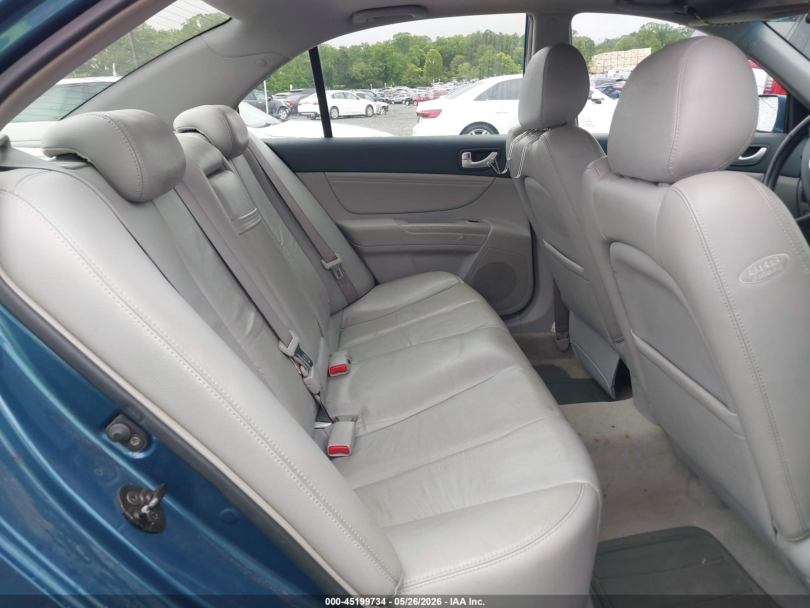 2006 Hyundai Sonata Gls V6/lx V6 Blue vin: 5NPEU46F86H033465