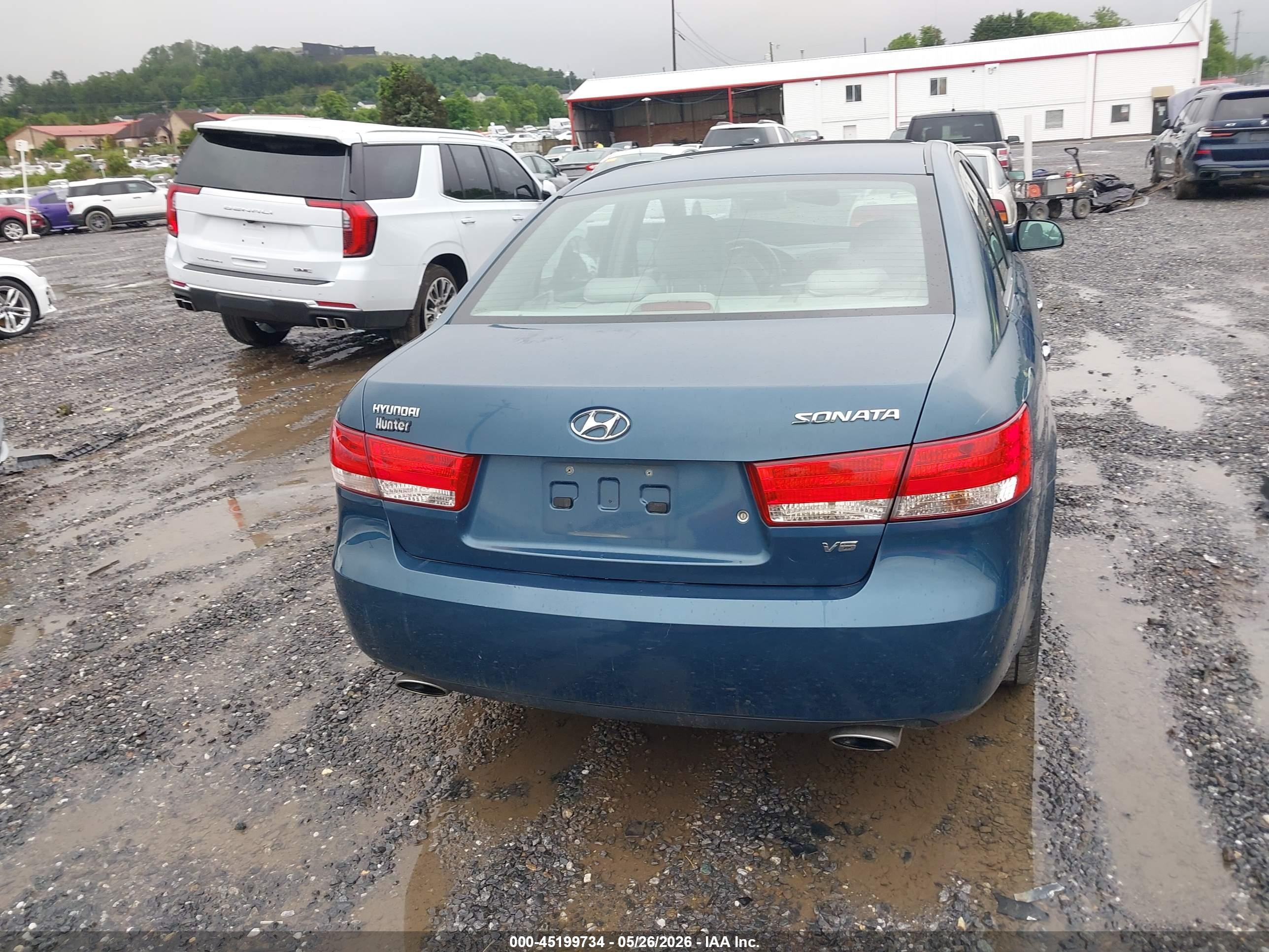 2006 Hyundai Sonata Gls V6/lx V6 Blue vin: 5NPEU46F86H033465