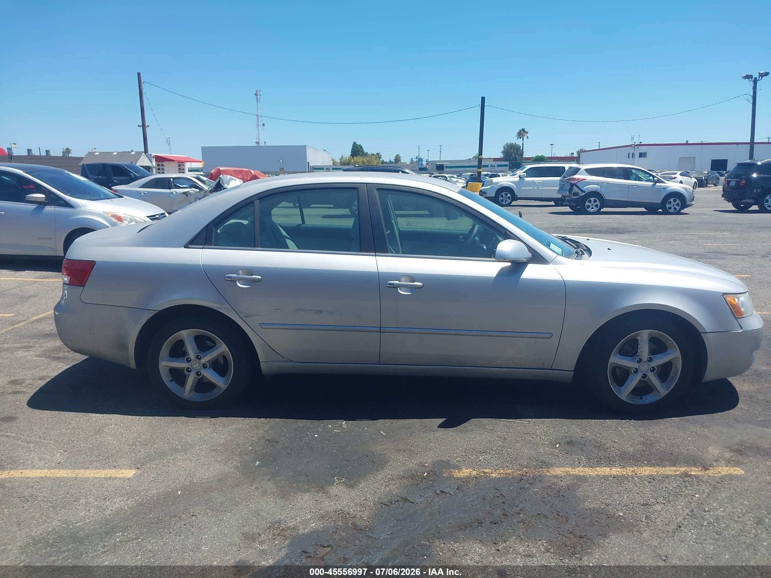 2006 Hyundai Sonata   Silver vin: 5NPEU46F86H041744