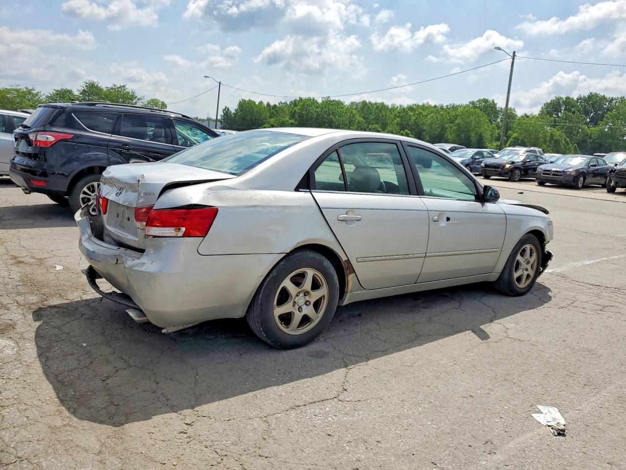 2006 Hyundai Sonata Gls/lx Silver vin: 5NPEU46F86H089258